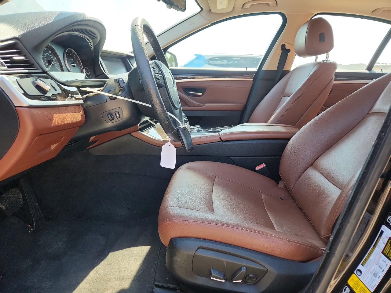 2014 Bmw 5 Series Black vin: WBA5A7C55ED617135