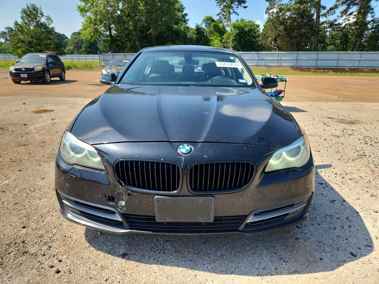 2014 Bmw 5 Series Black vin: WBA5A7C55ED617135