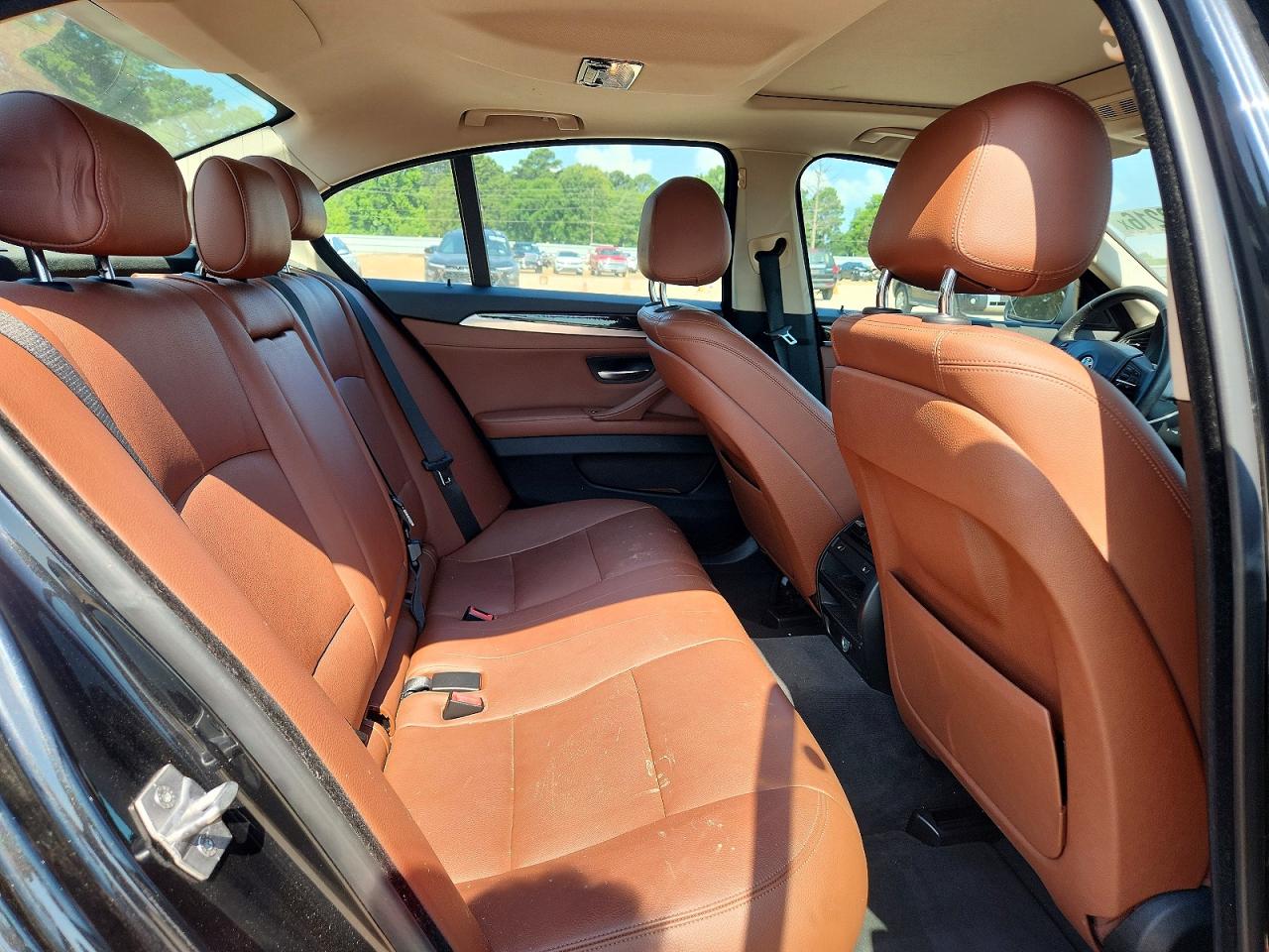2014 Bmw 5 Series Black vin: WBA5A7C55ED617135