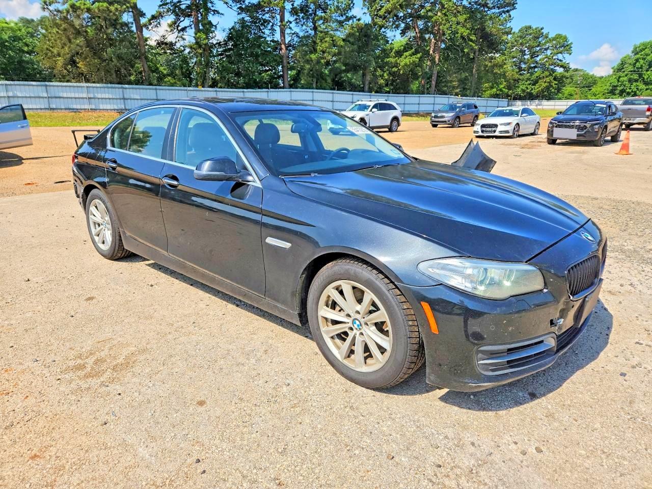 2014 Bmw 5 Series Black vin: WBA5A7C55ED617135