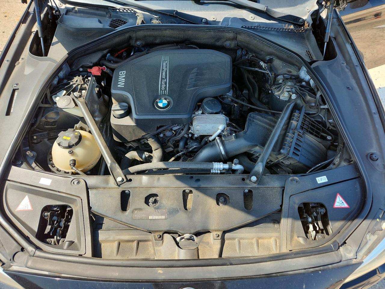 2014 Bmw 5 Series Black vin: WBA5A7C55ED617135