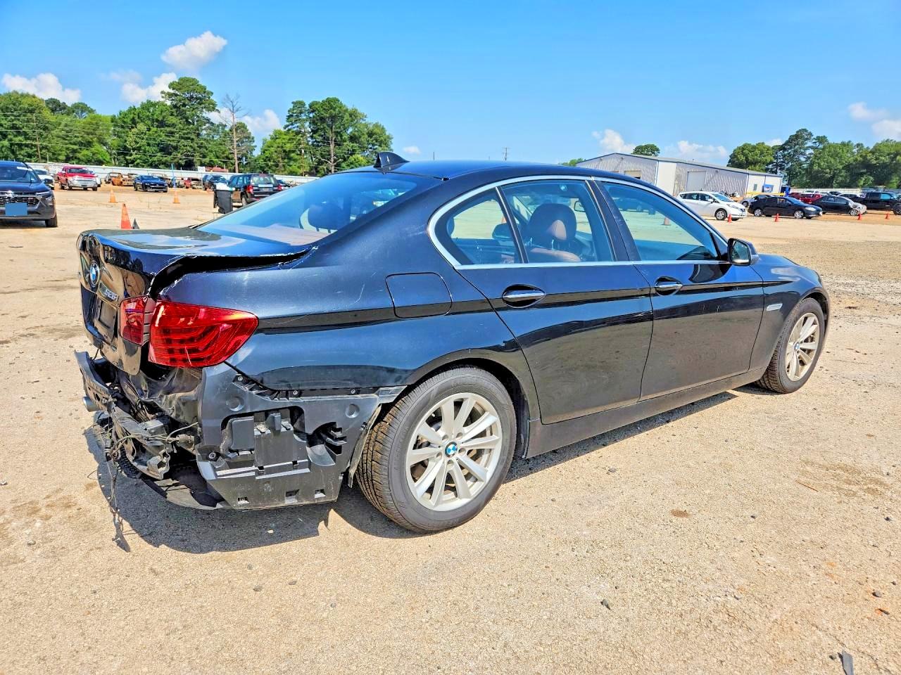 2014 Bmw 5 Series Black vin: WBA5A7C55ED617135