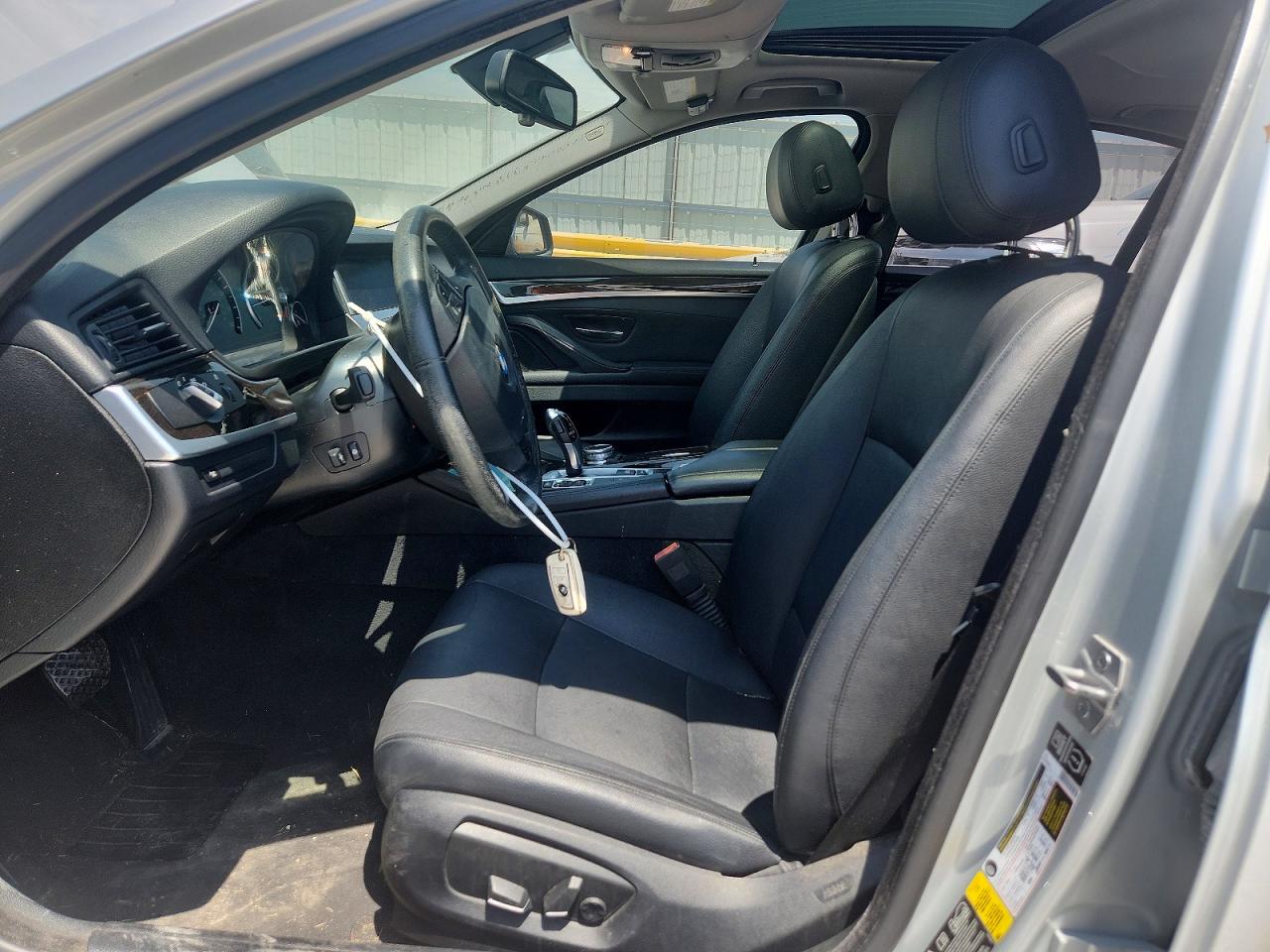 2014 Bmw 528 Xi Silver vin: WBA5A7C55ED619645