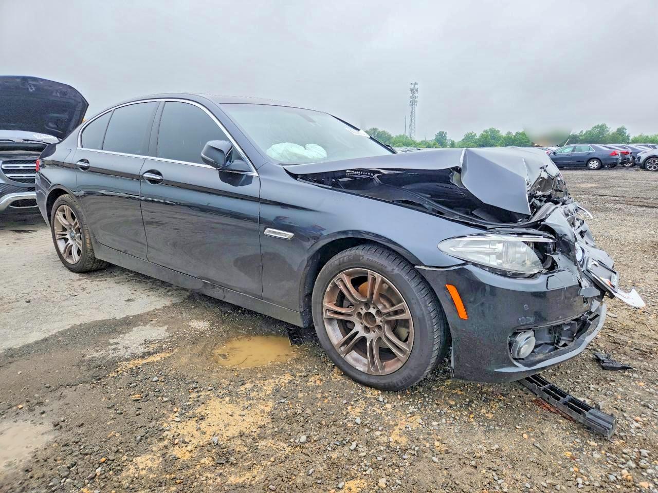 2015 Bmw 528 Xi Black vin: WBA5A7C55FD625284