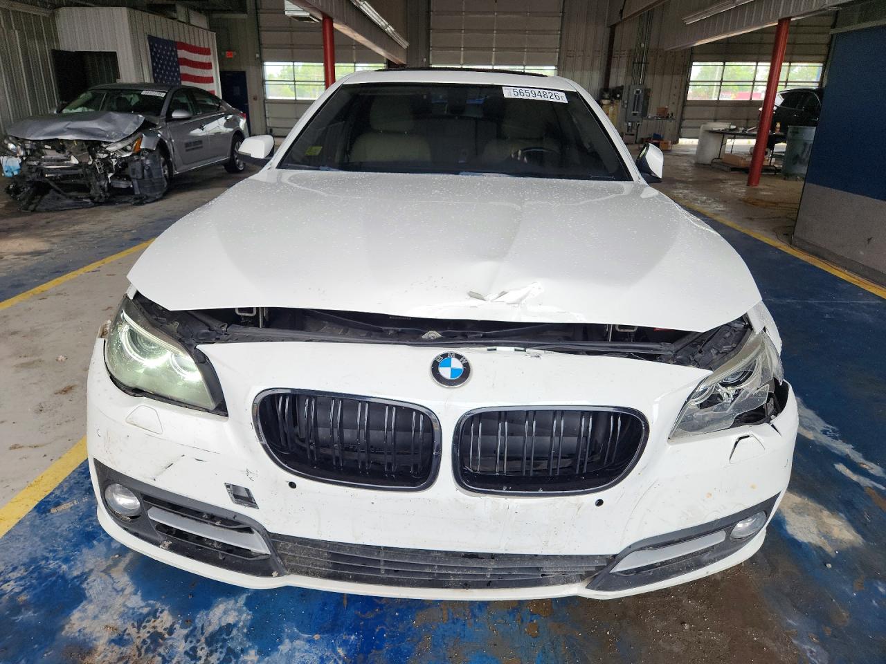 2015 Bmw 528 Xi Белый vin: WBA5A7C55FD626130