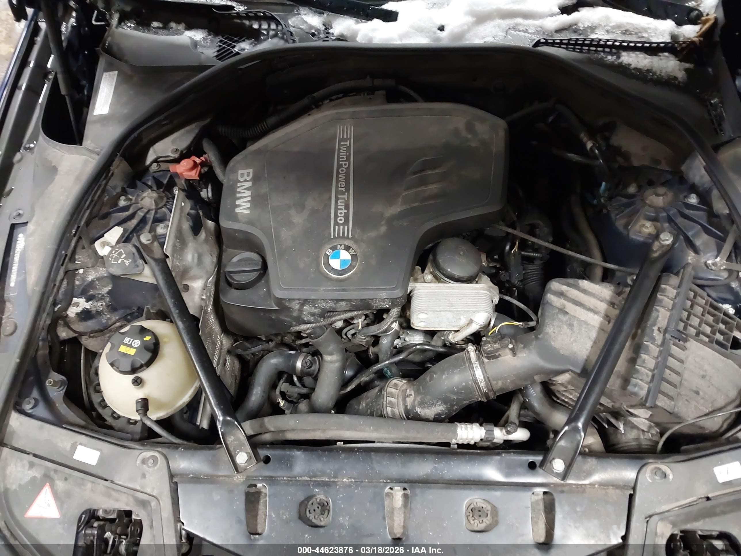2015 Bmw 528i Xdrive Blue vin: WBA5A7C55FD627357