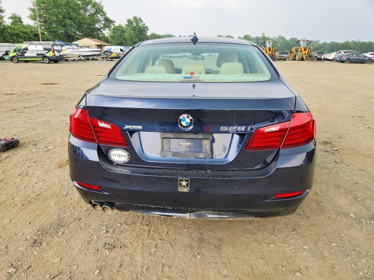 2015 Bmw 528 Xi Синий vin: WBA5A7C55FD627844