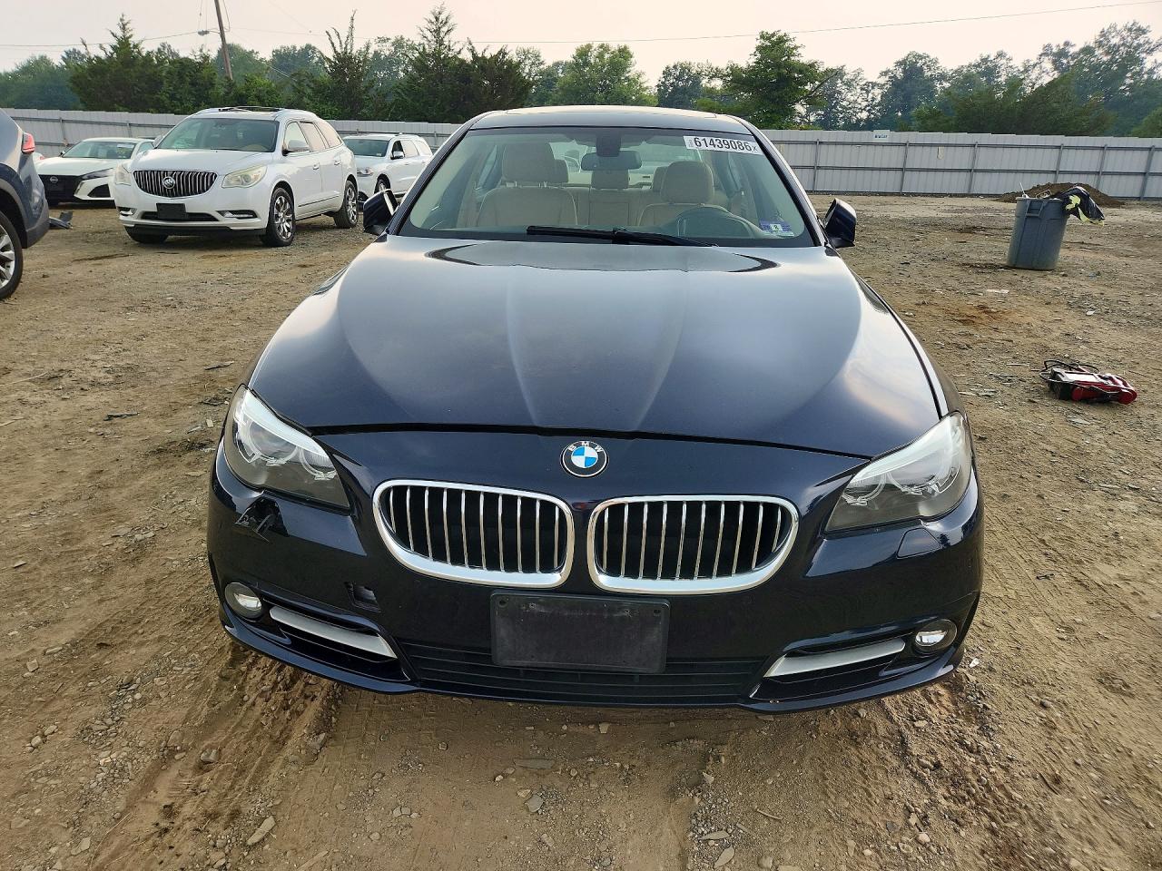 2015 Bmw 528 Xi Синий vin: WBA5A7C55FD627844
