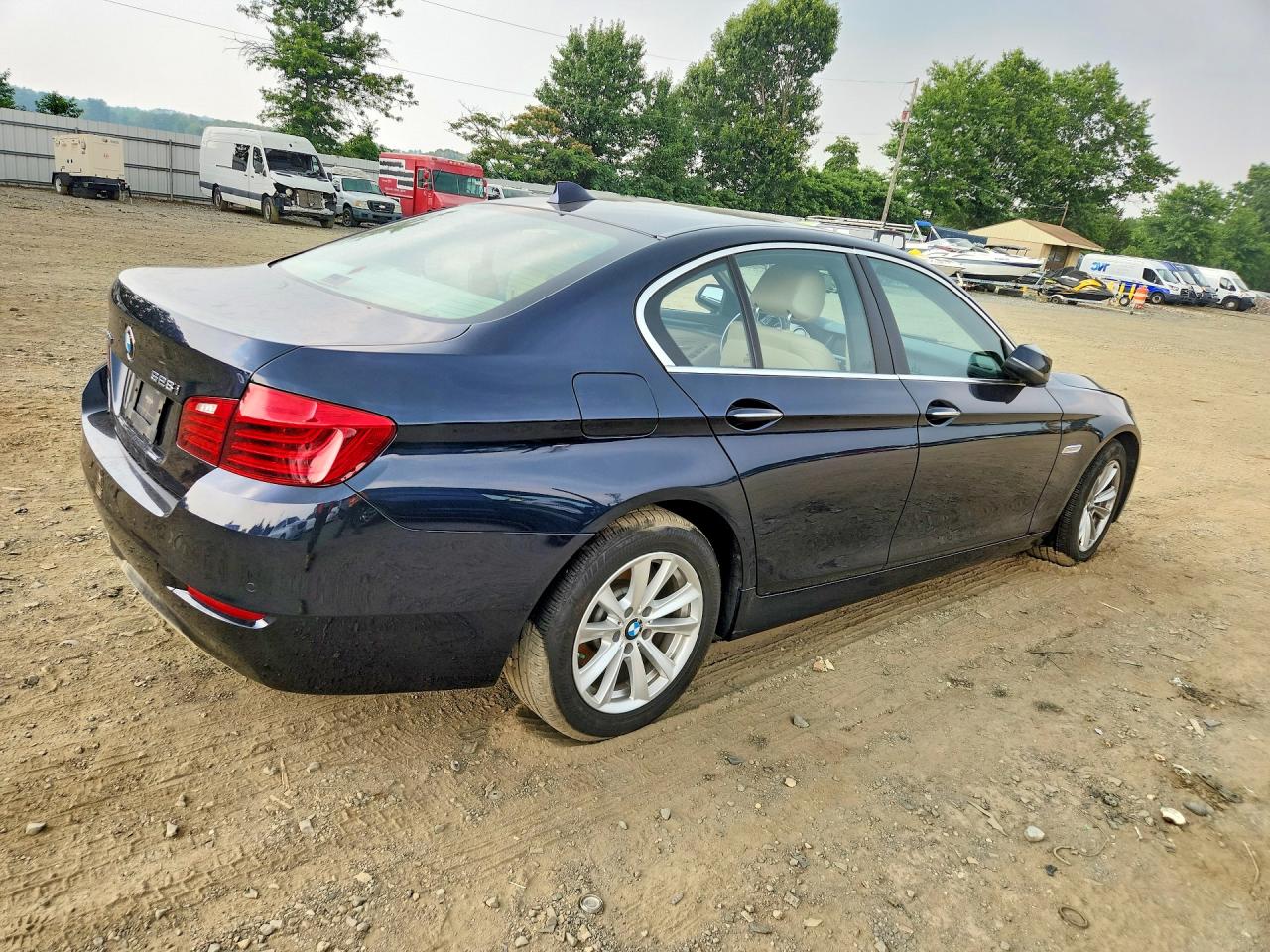 2015 Bmw 528 Xi Синий vin: WBA5A7C55FD627844