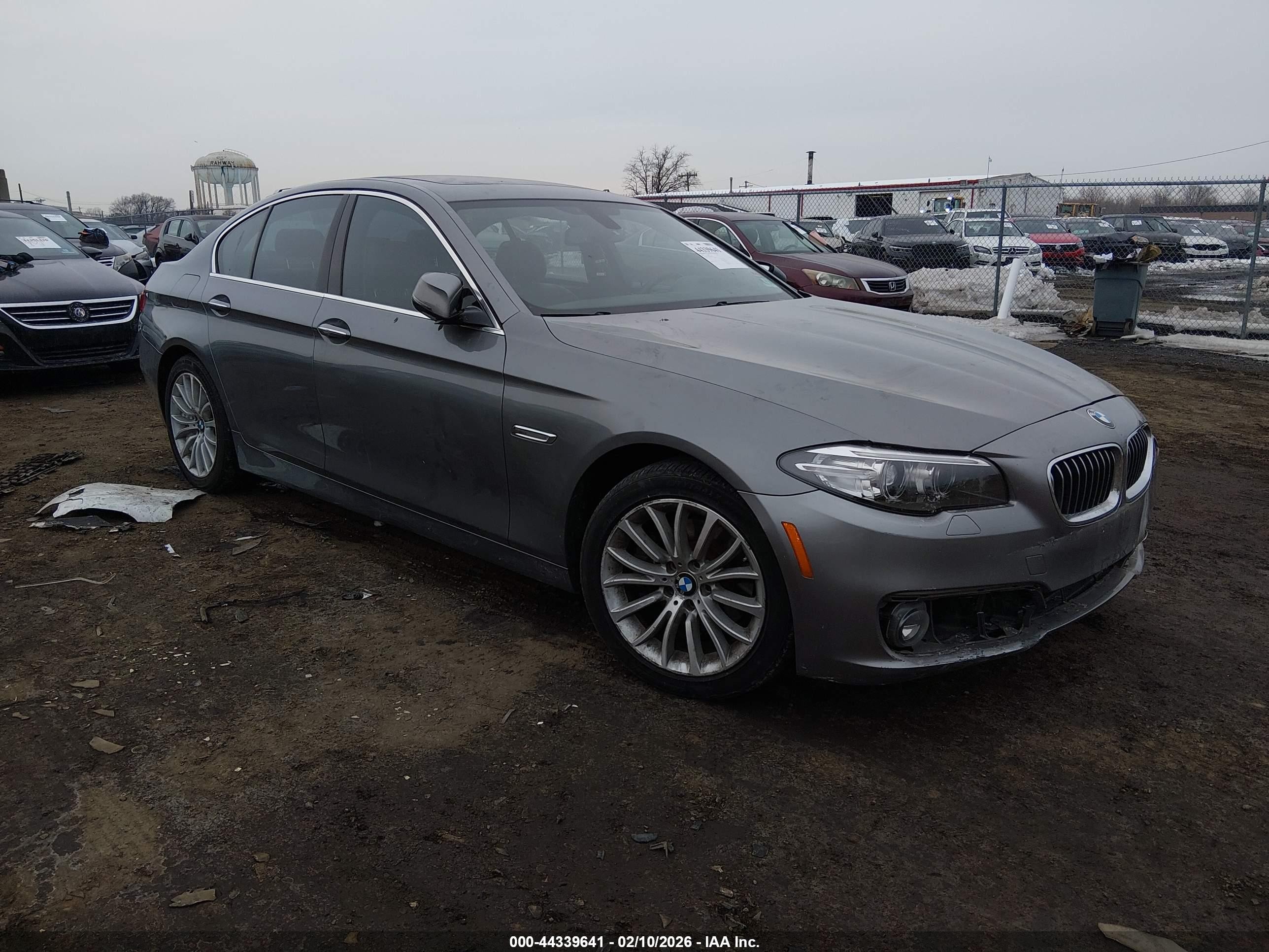 2014 Bmw 528i Xdrive Серый vin: WBA5A7C56ED612073