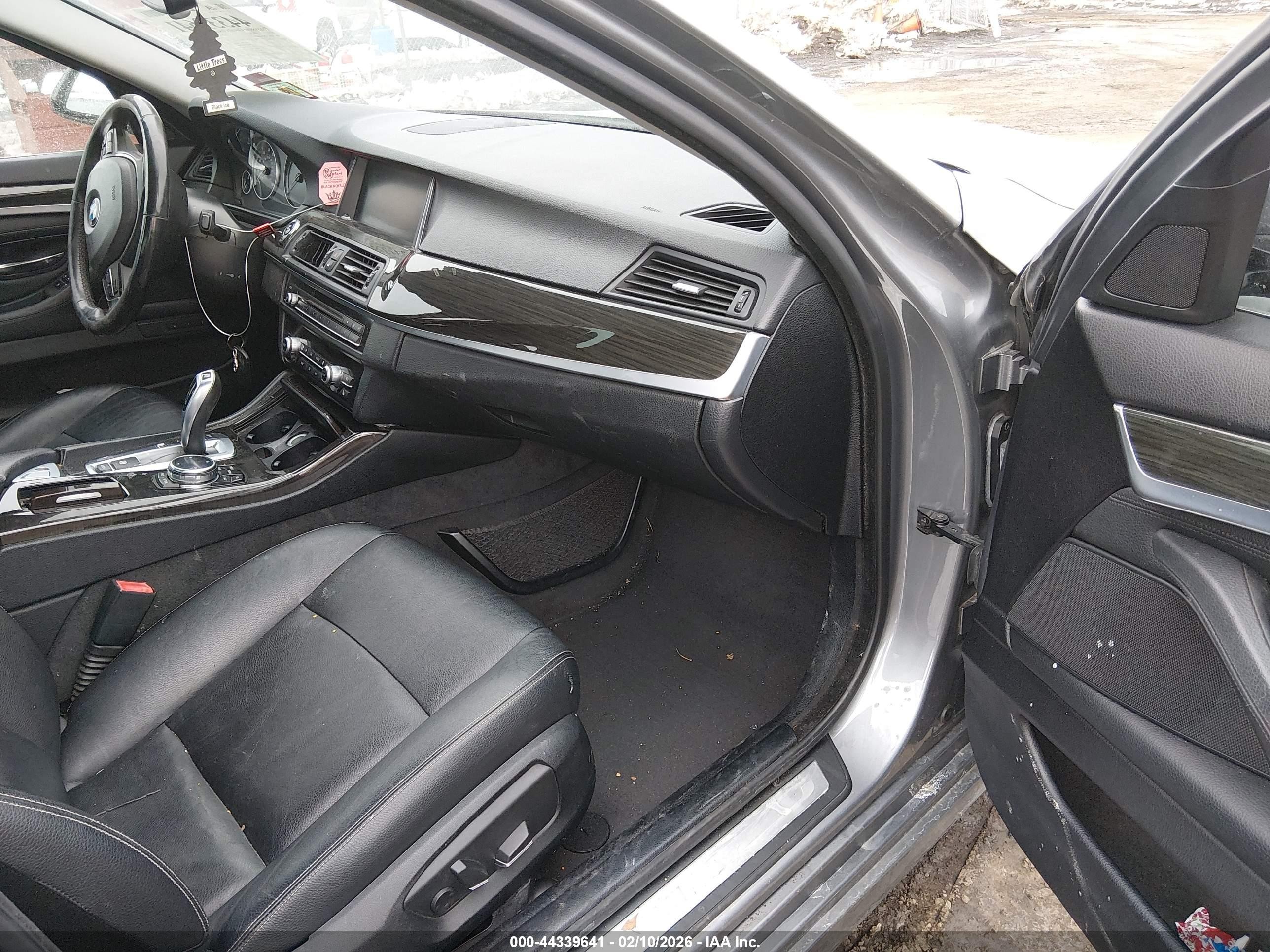 2014 Bmw 528i Xdrive Gray vin: WBA5A7C56ED612073