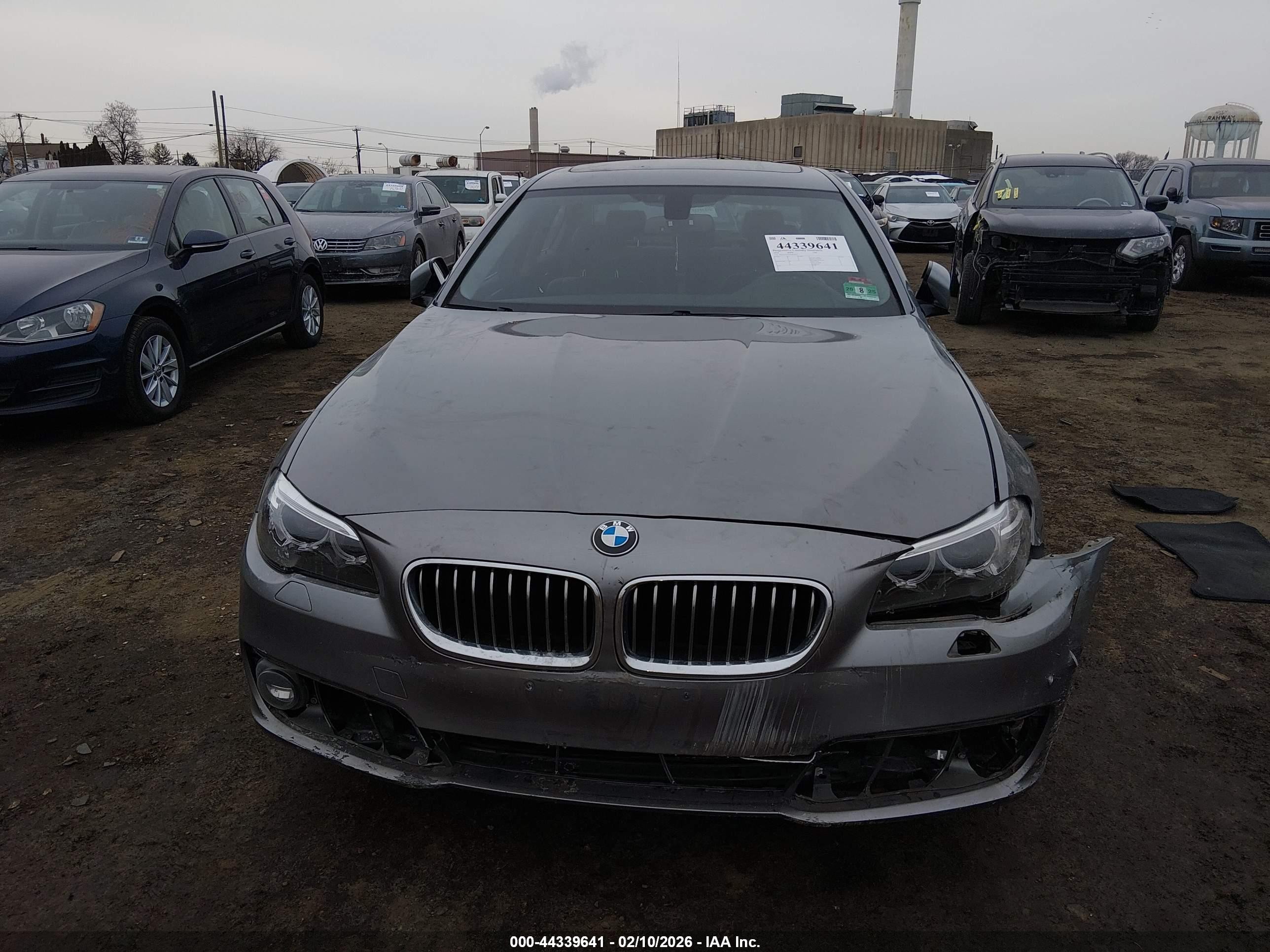 2014 Bmw 528i Xdrive Gray vin: WBA5A7C56ED612073