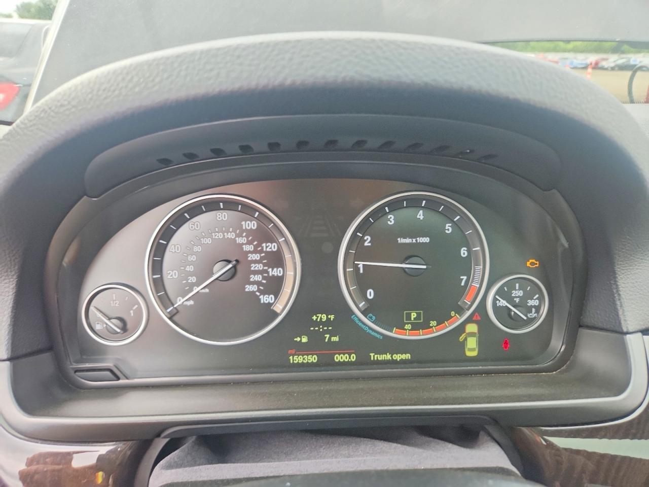 2014 Bmw 528 Xi Черный vin: WBA5A7C56ED615281