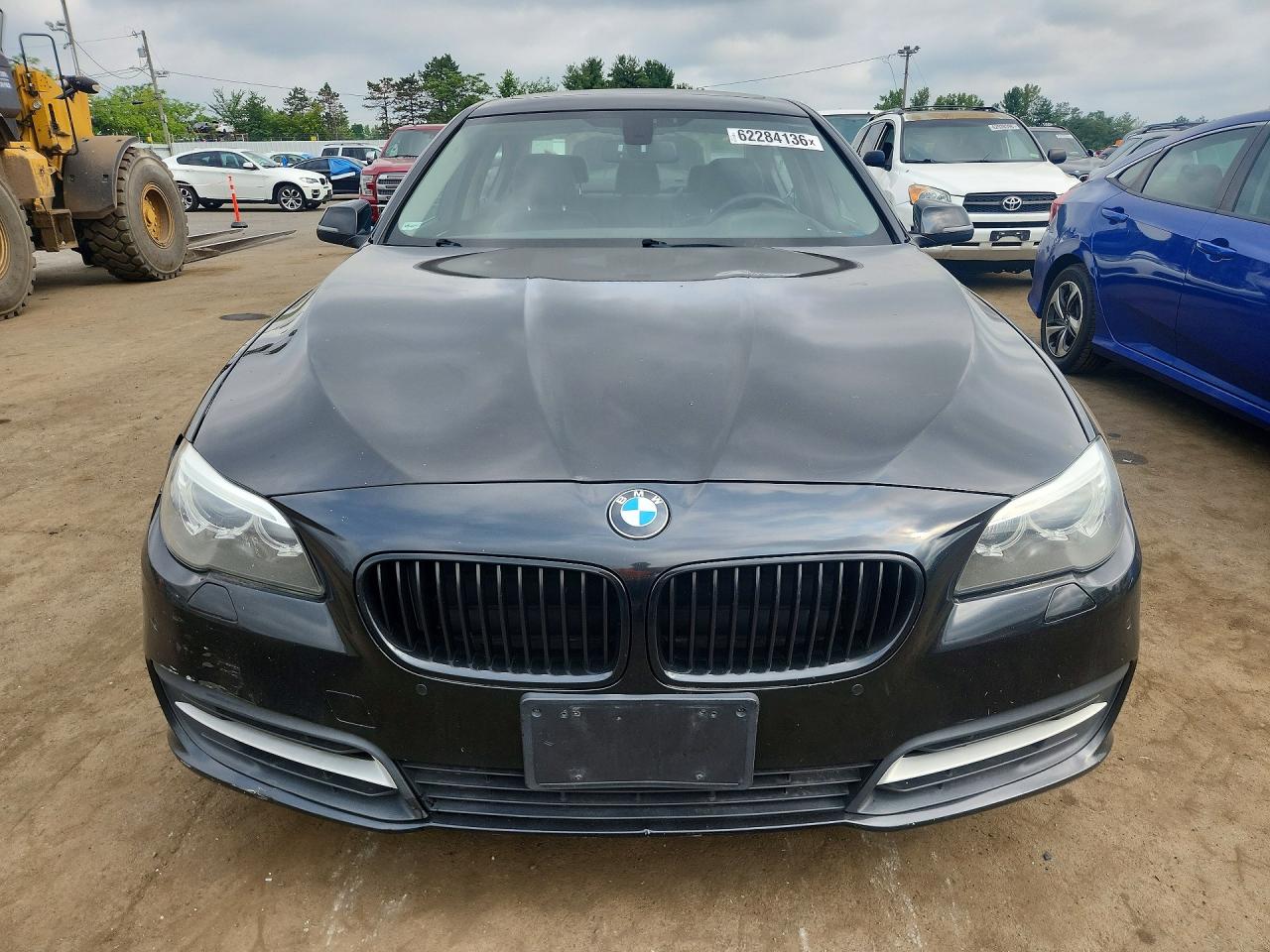 2014 Bmw 528 Xi Черный vin: WBA5A7C56ED615281