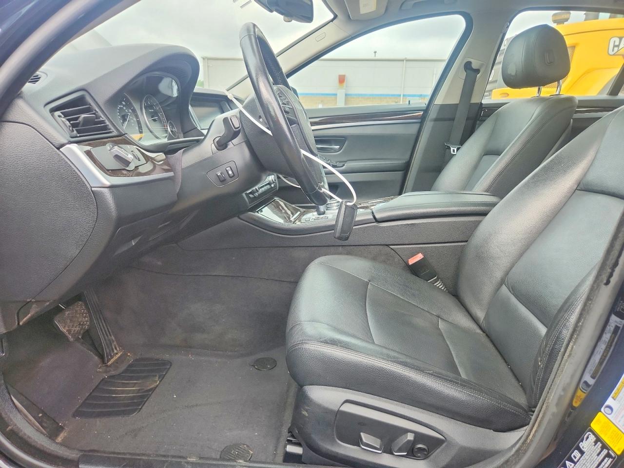 2014 Bmw 528 Xi Черный vin: WBA5A7C56ED615281