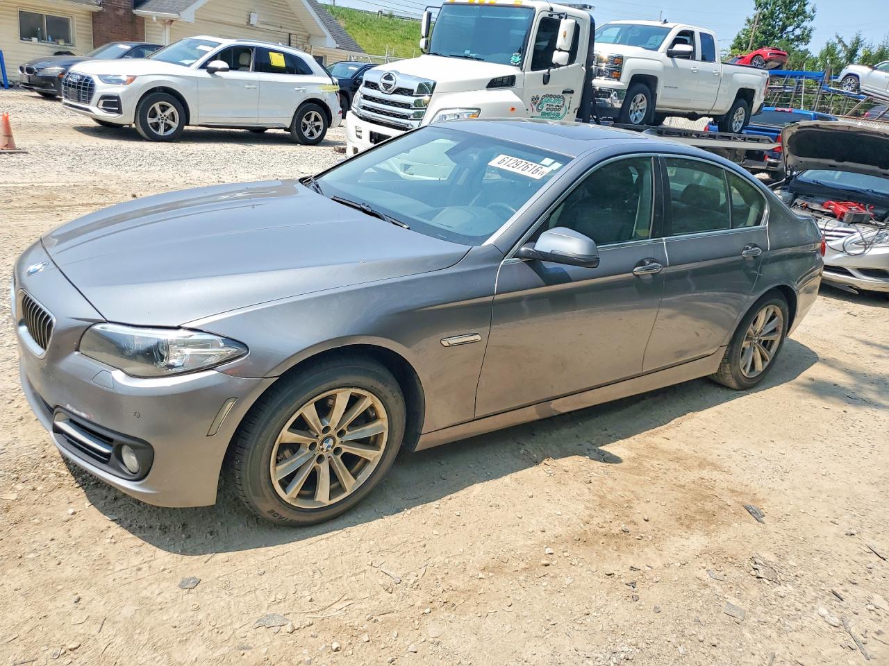 2015 Bmw 528 Xi Gray vin: WBA5A7C56FD621003