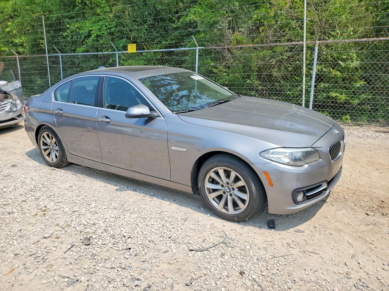 2015 Bmw 528 Xi Gray vin: WBA5A7C56FD621003