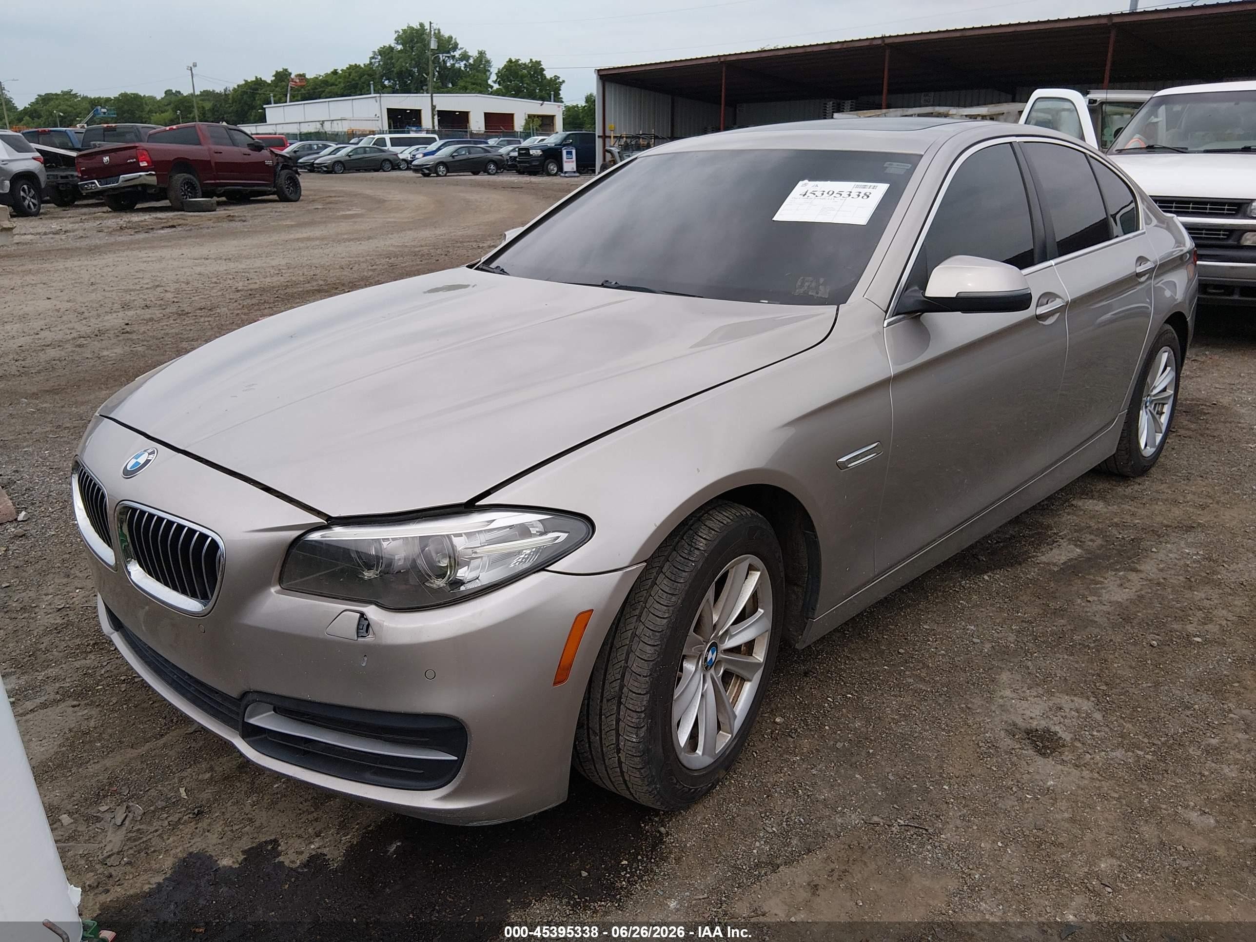 2014 Bmw 528i Xdrive Gray vin: WBA5A7C57ED615614