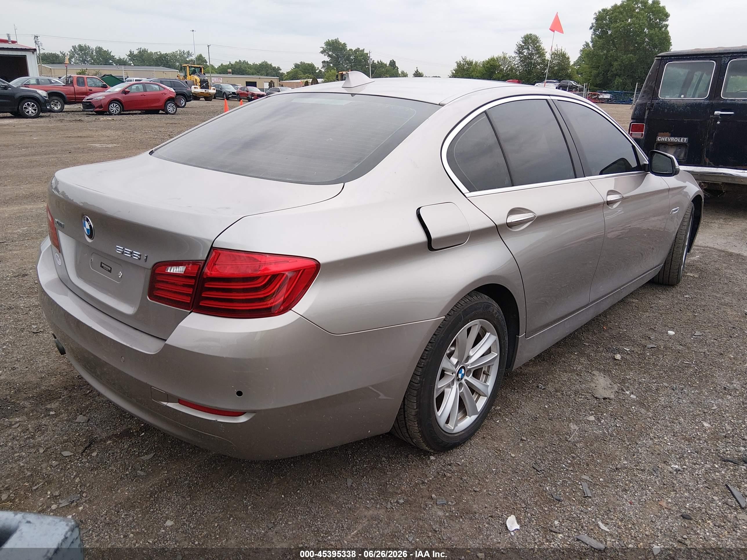 2014 Bmw 528i Xdrive Gray vin: WBA5A7C57ED615614
