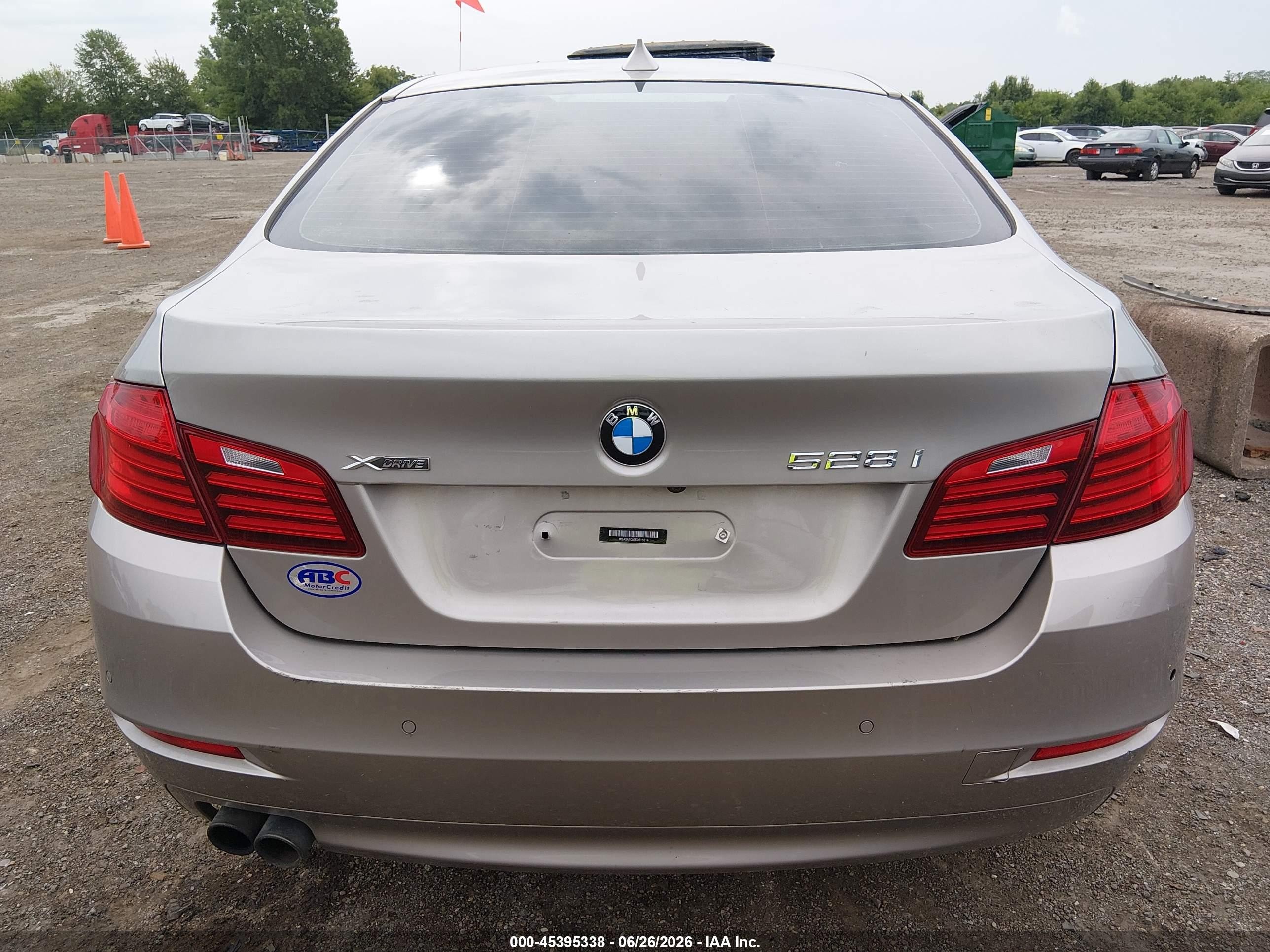 2014 Bmw 528i Xdrive Gray vin: WBA5A7C57ED615614