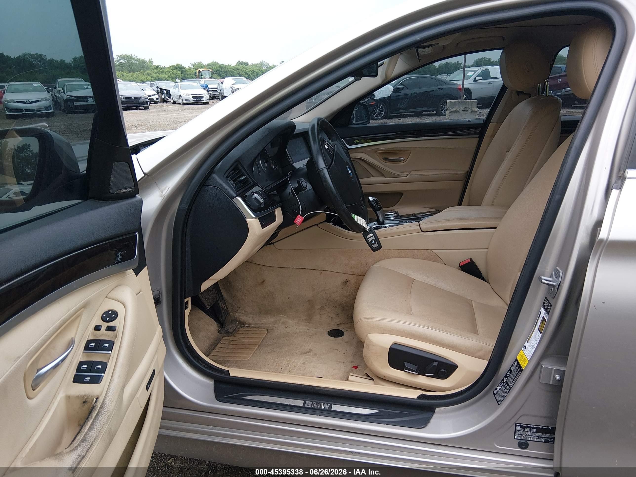 2014 Bmw 528i Xdrive Gray vin: WBA5A7C57ED615614