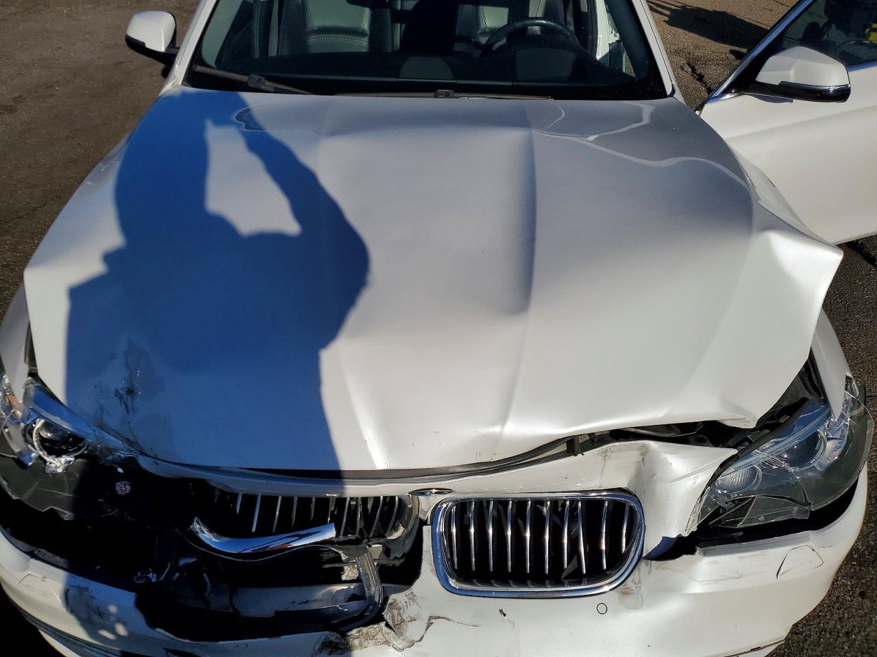 2015 Bmw 528 Xi White vin: WBA5A7C57FD621723