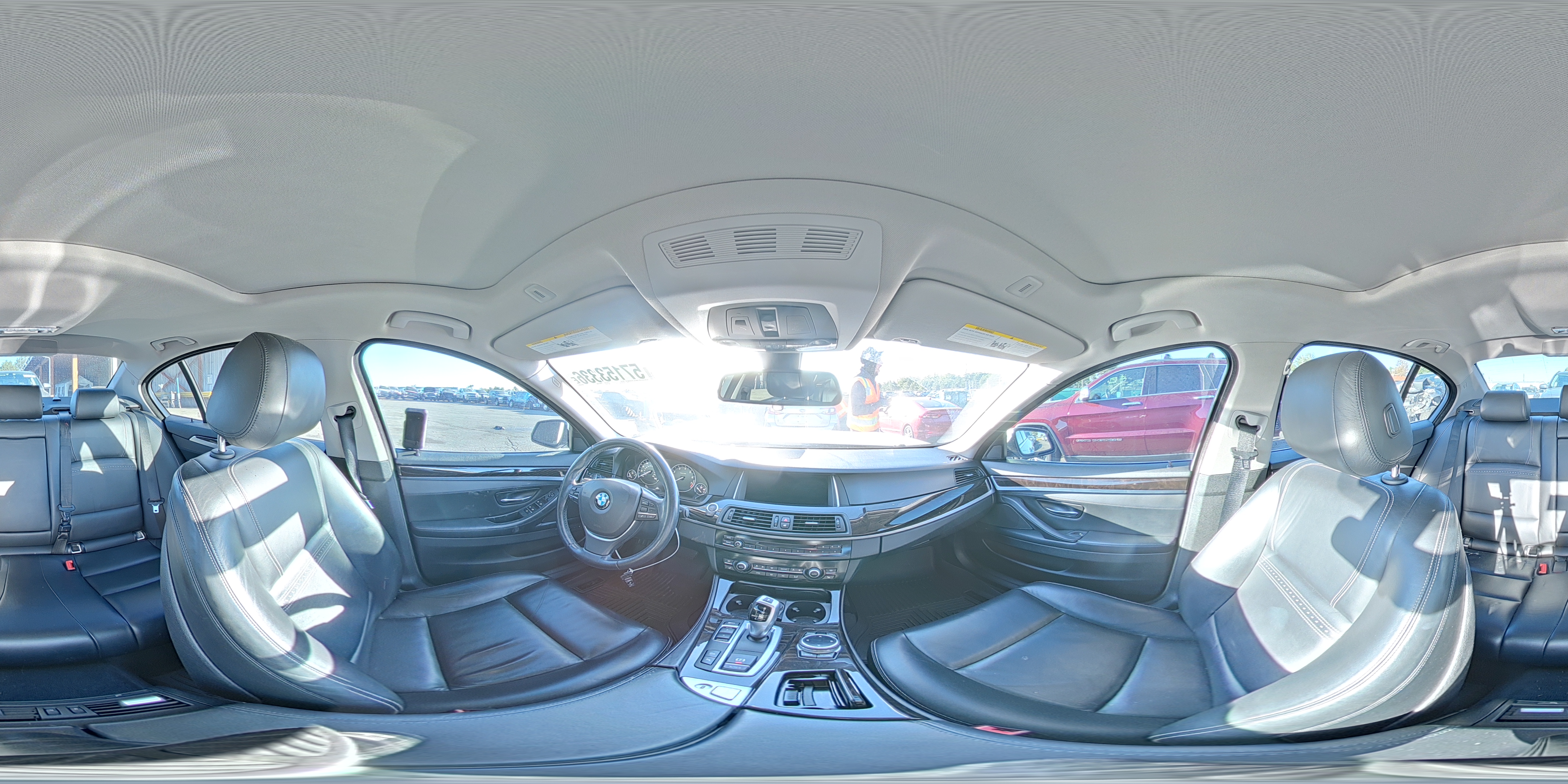 2015 Bmw 528 Xi White vin: WBA5A7C57FD621723
