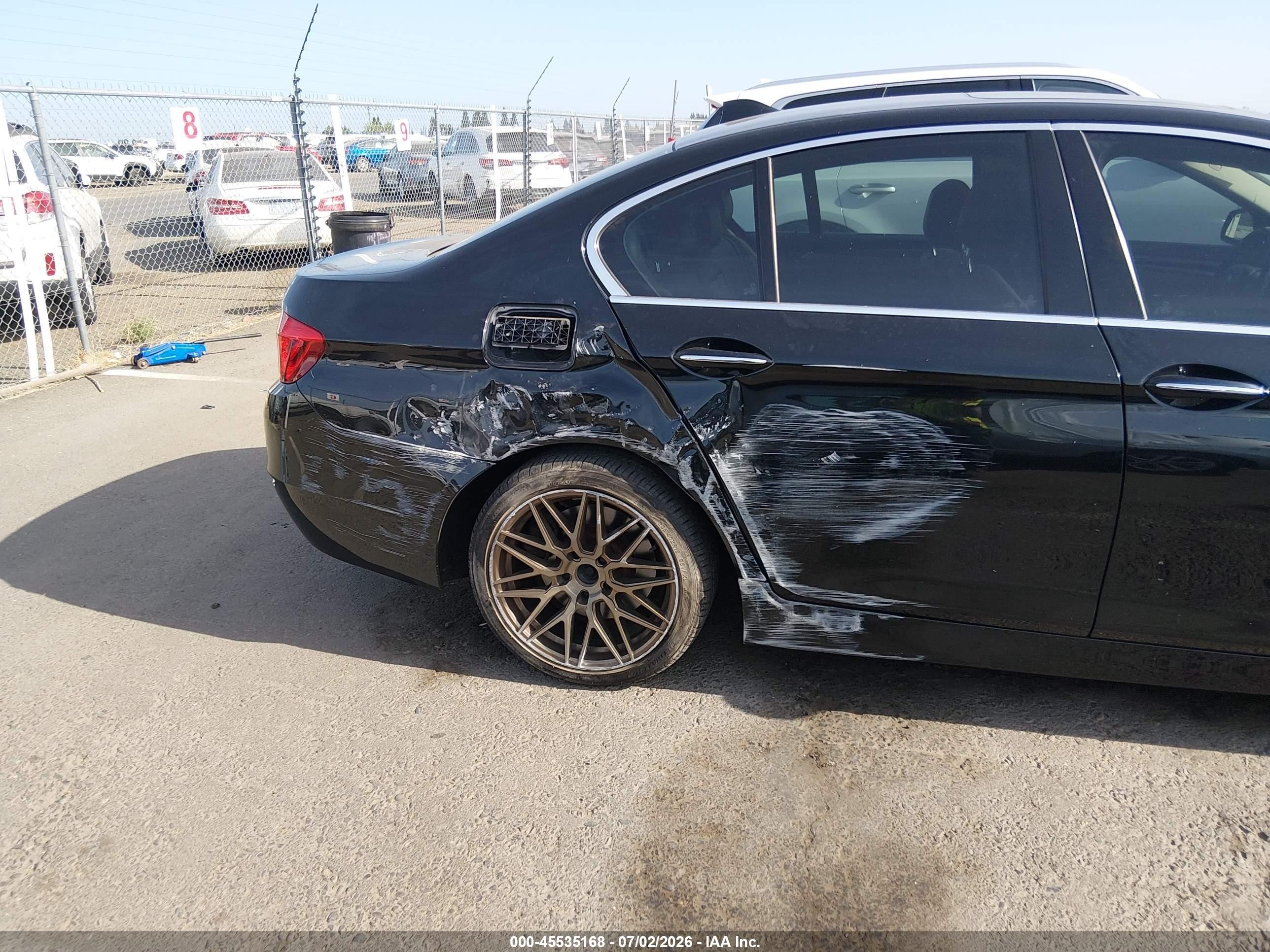 2015 Bmw 528i Xdrive Черный vin: WBA5A7C57FD628204