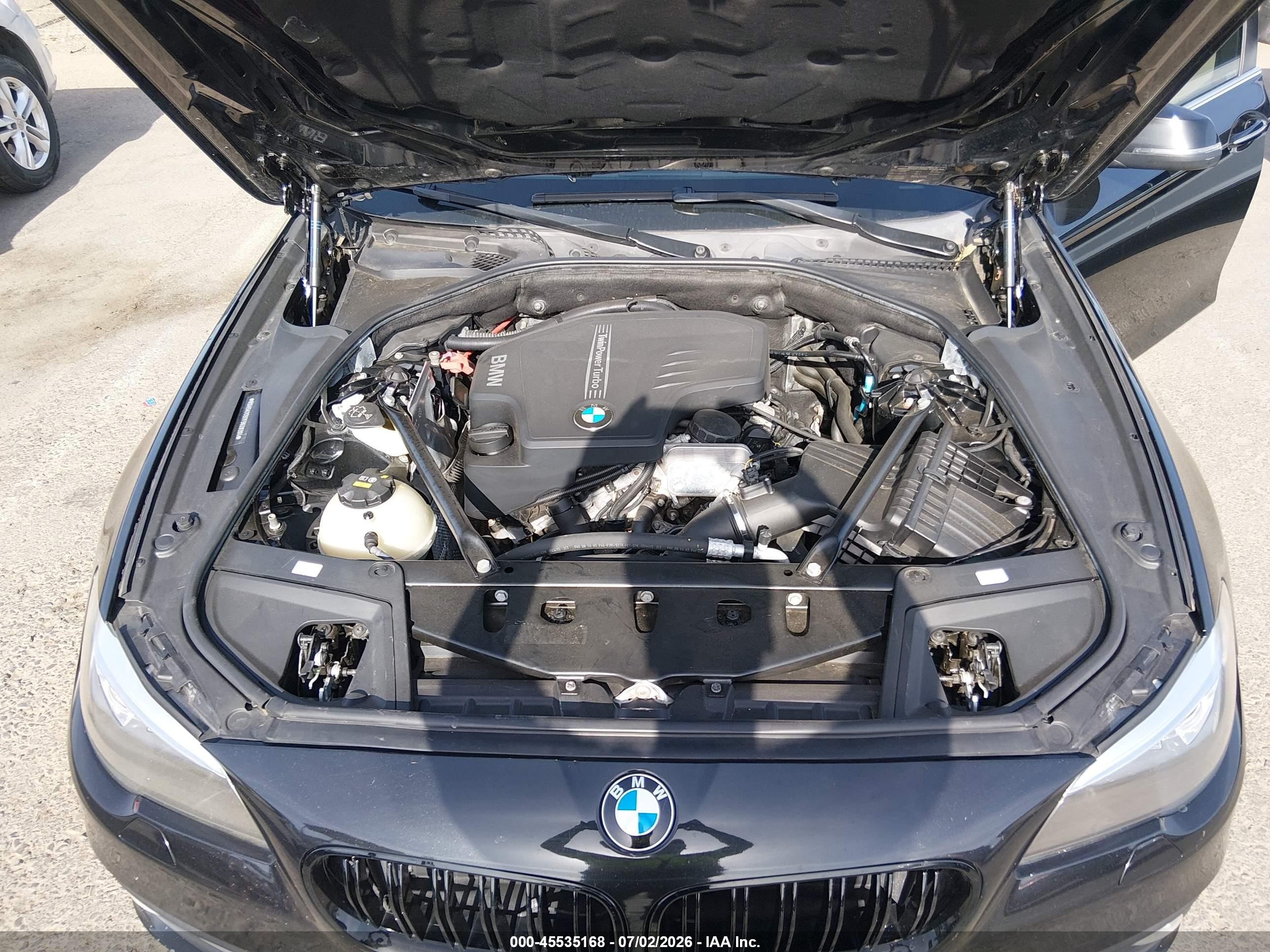 2015 Bmw 528i Xdrive Черный vin: WBA5A7C57FD628204