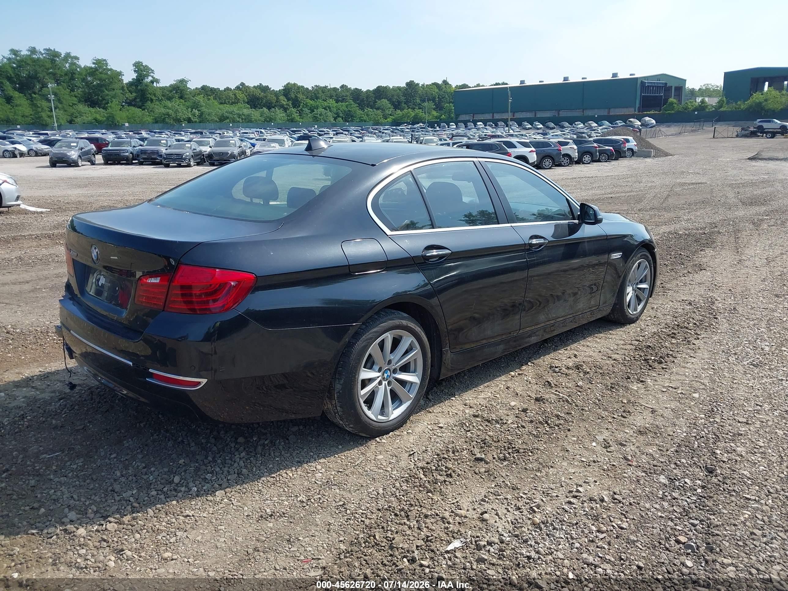 2015 Bmw 528i Xdrive Black vin: WBA5A7C57FD628963