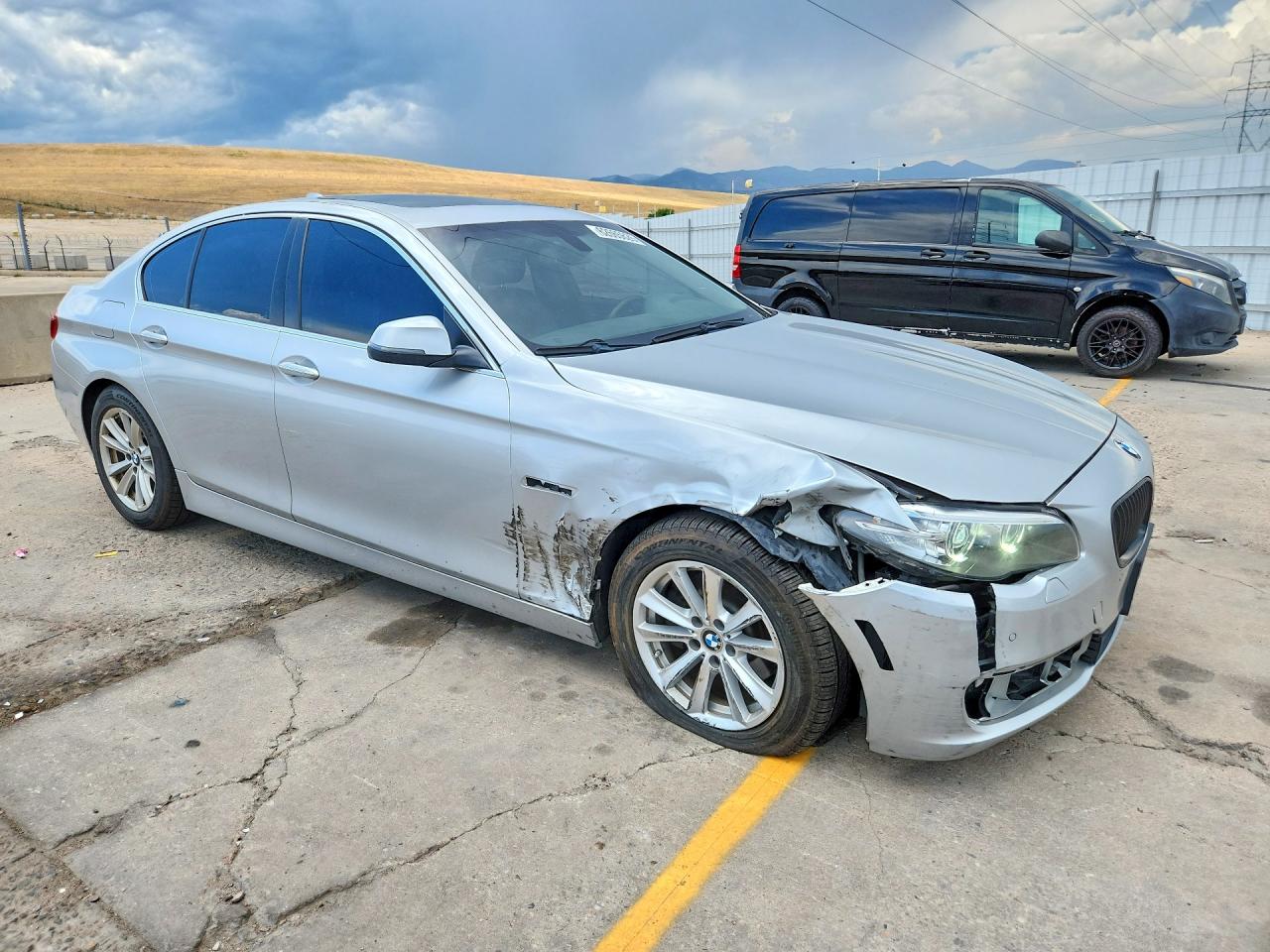 2014 Bmw 528 Xi Серебряный vin: WBA5A7C58ED613015