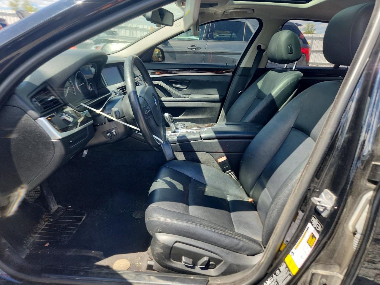 2014 Bmw 528 Xi Black vin: WBA5A7C58ED614147