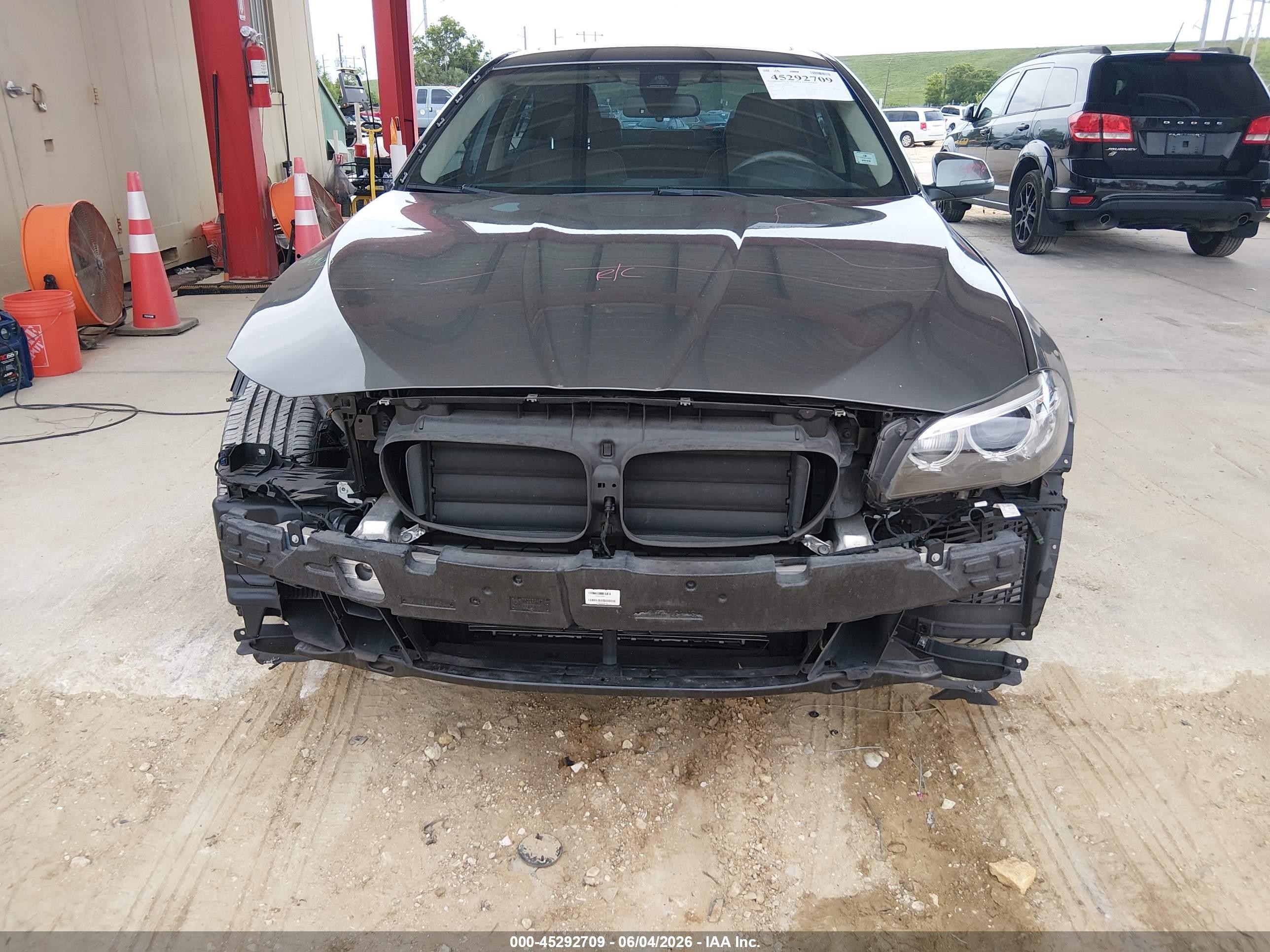 2014 Bmw 528i Xdrive Gray vin: WBA5A7C58ED617467