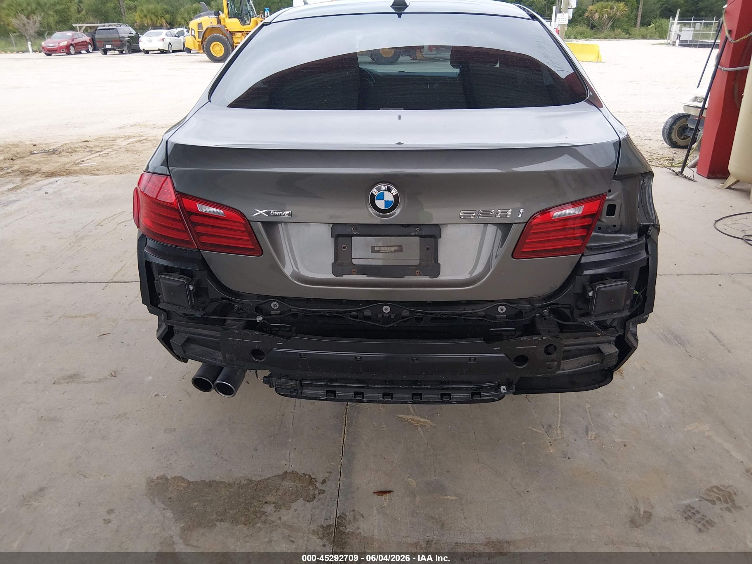 2014 Bmw 528i Xdrive Gray vin: WBA5A7C58ED617467