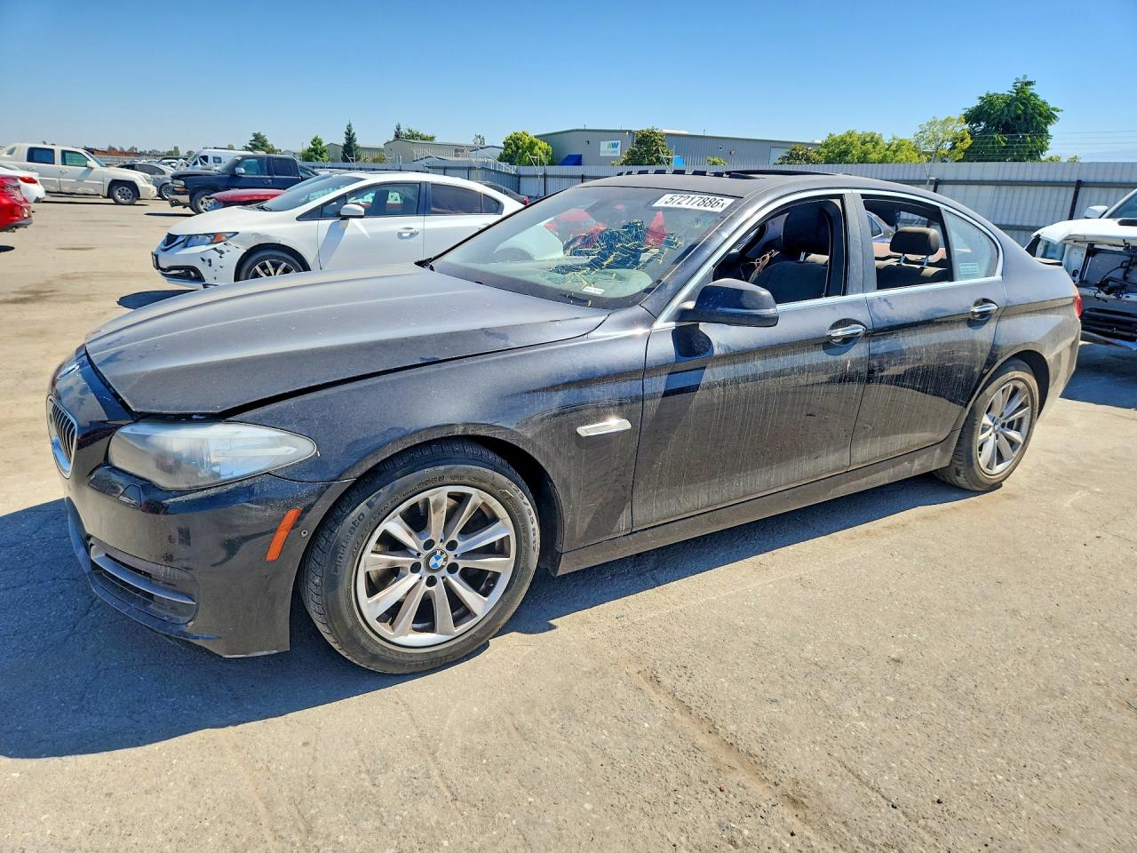 2014 Bmw 528 Xi Black vin: WBA5A7C58ED619221