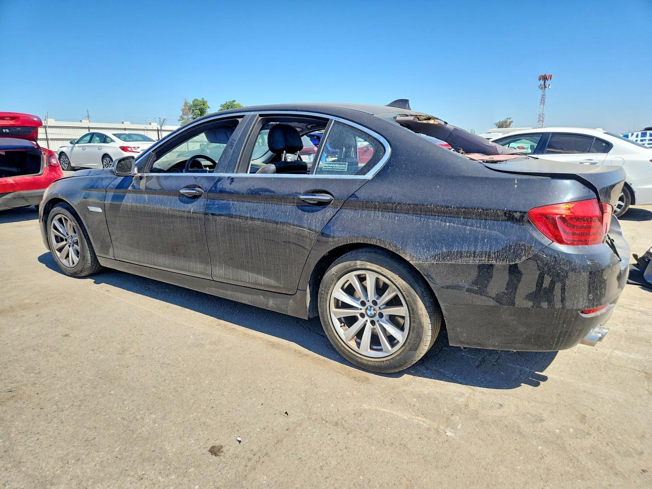 2014 Bmw 528 Xi Black vin: WBA5A7C58ED619221