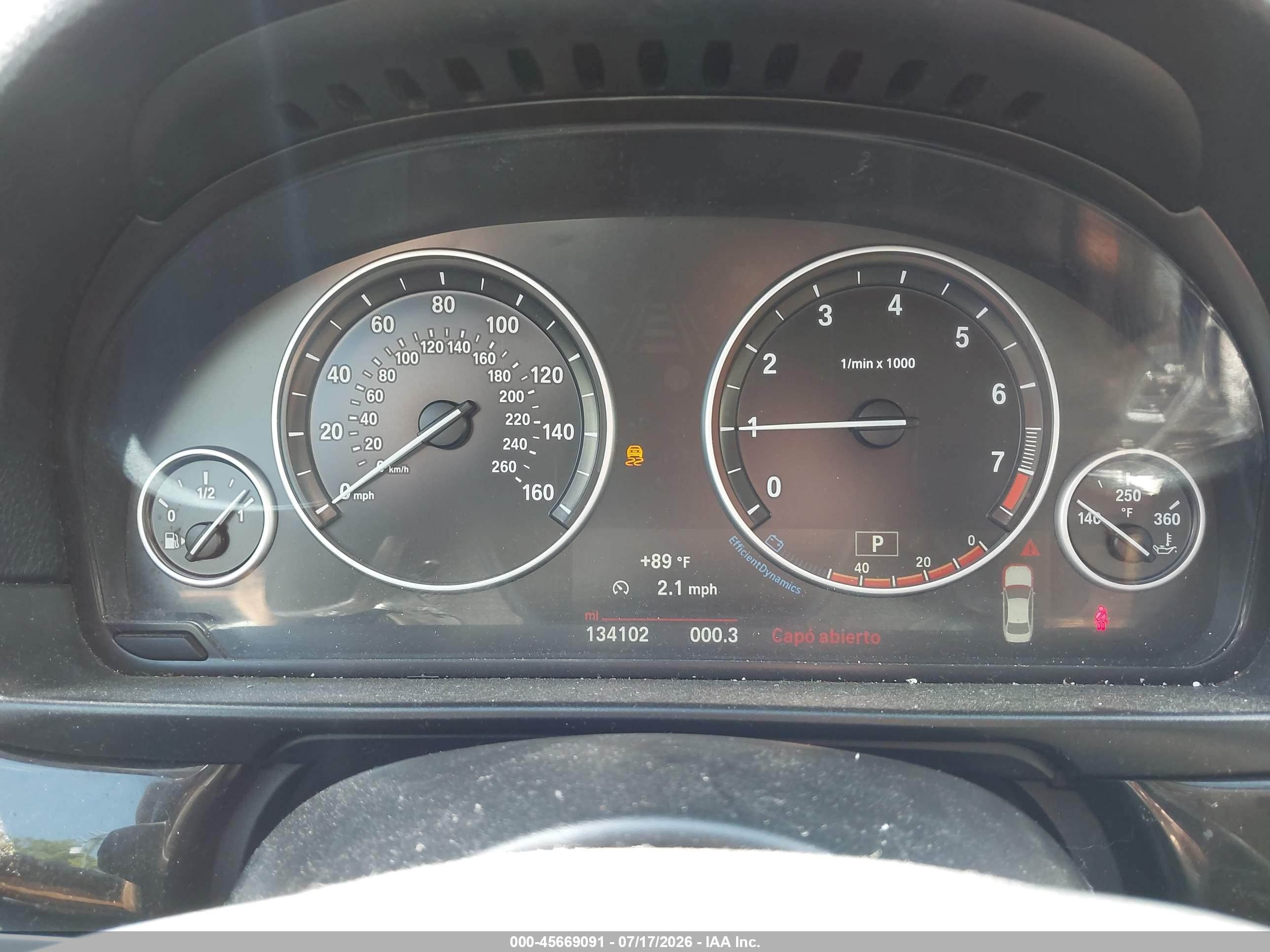 2015 Bmw 528i Xdrive vin: WBA5A7C58FD620838