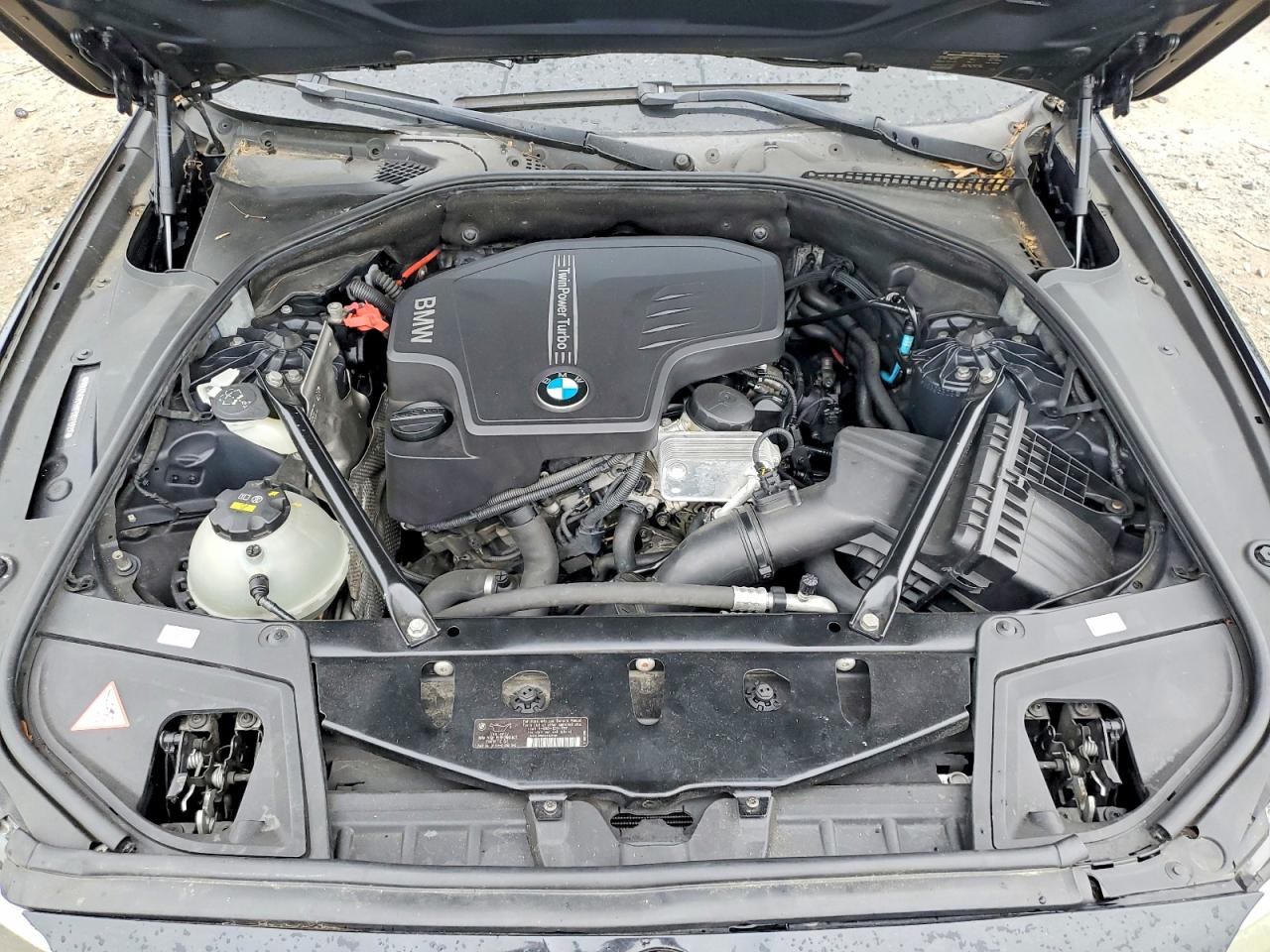 2015 Bmw 528 Xi Черный vin: WBA5A7C58FD621827