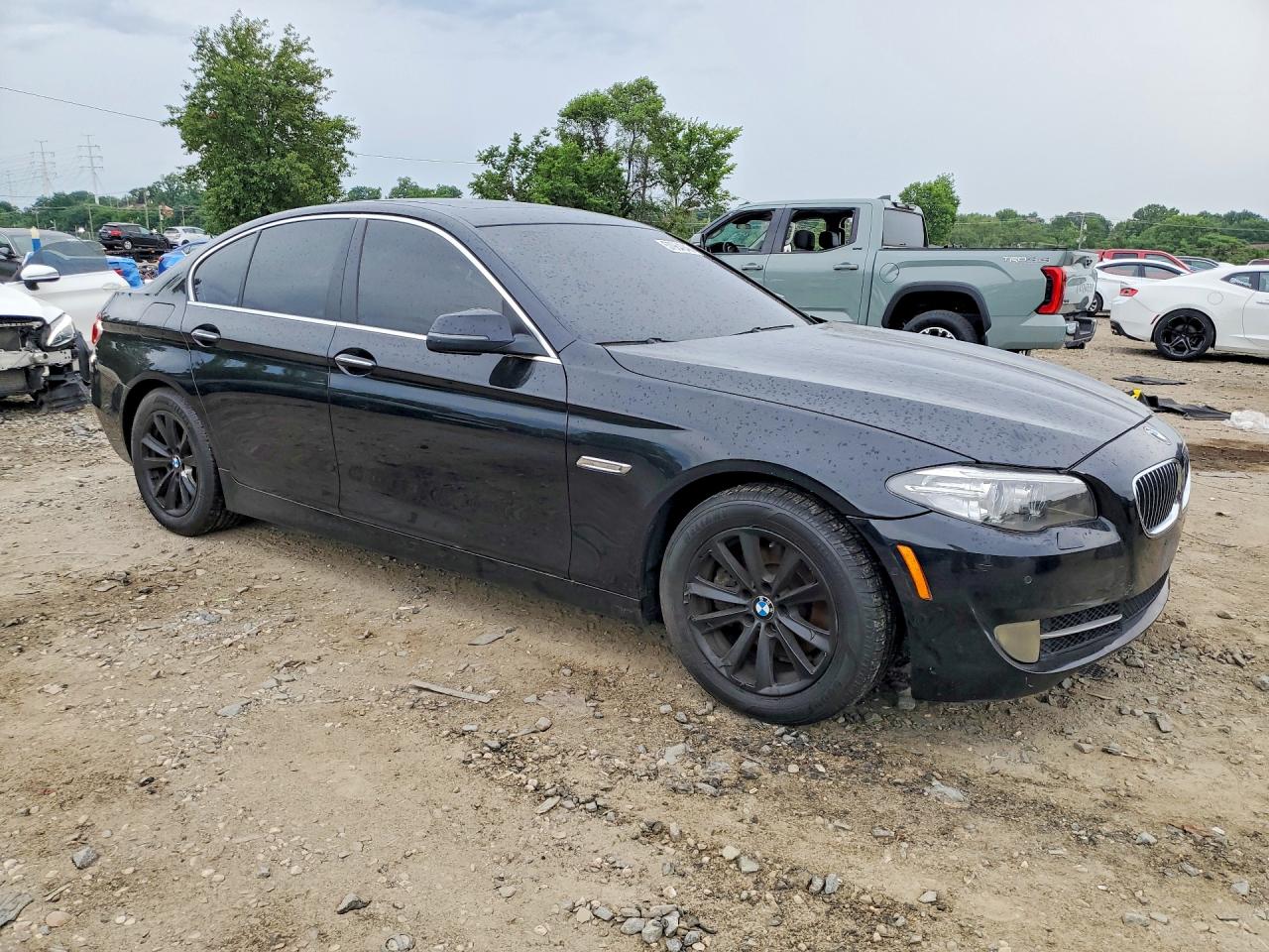 2015 Bmw 528 Xi Черный vin: WBA5A7C58FD621827