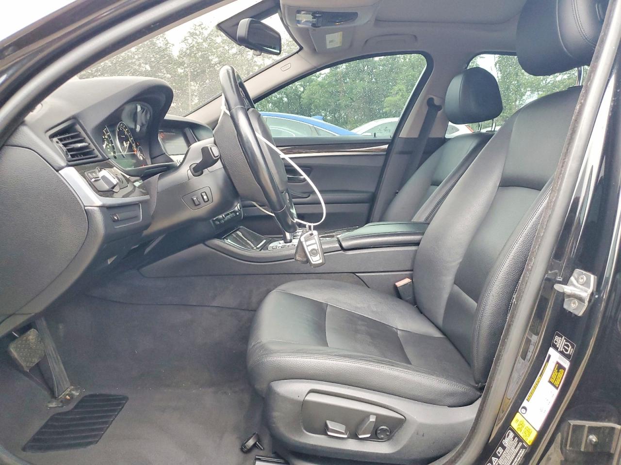 2015 Bmw 528 Xi Черный vin: WBA5A7C58FD621827