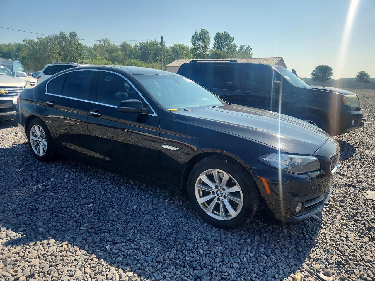 2015 Bmw 528 Xi Black vin: WBA5A7C58FD623321