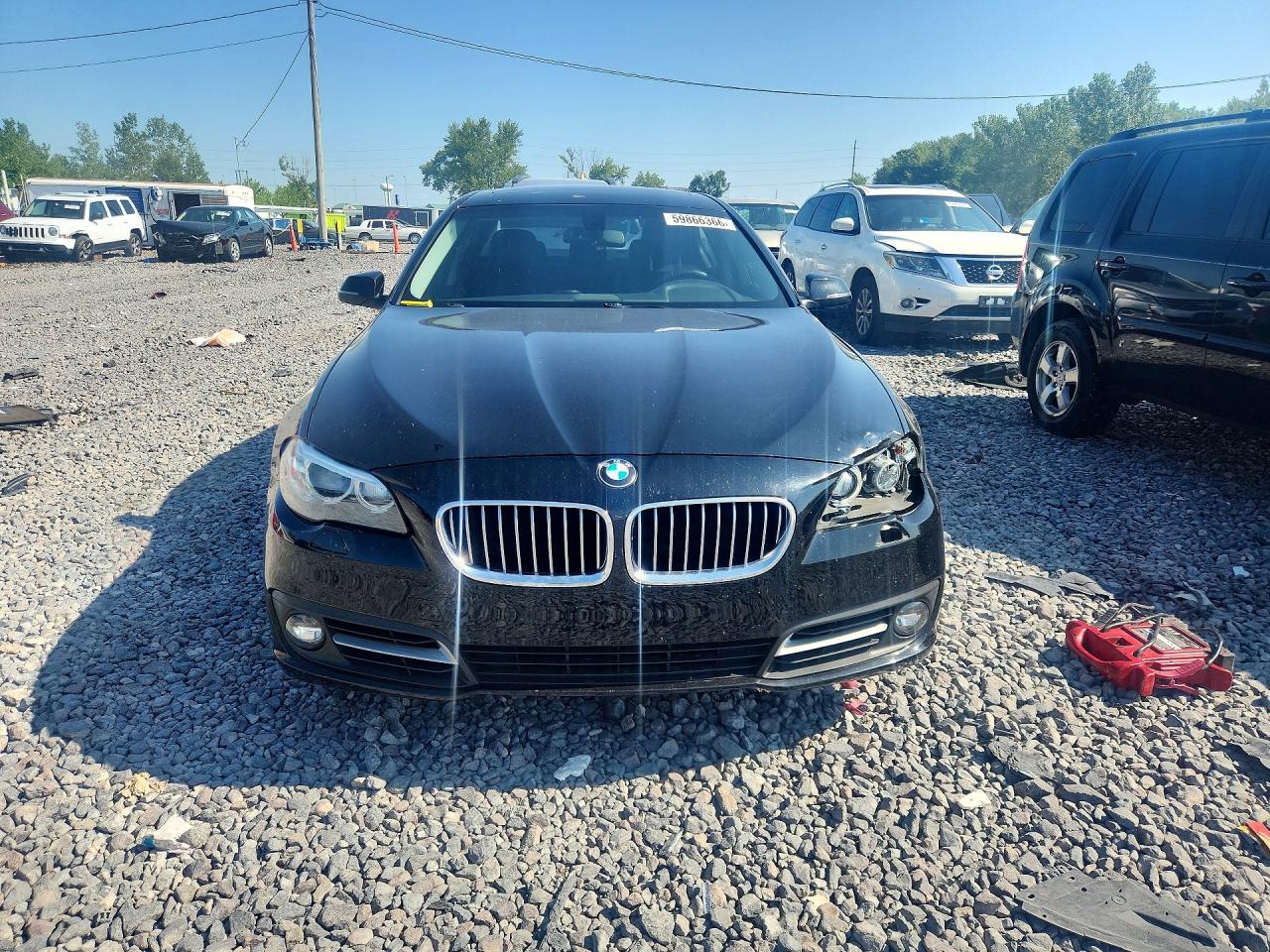 2015 Bmw 528 Xi Black vin: WBA5A7C58FD623321