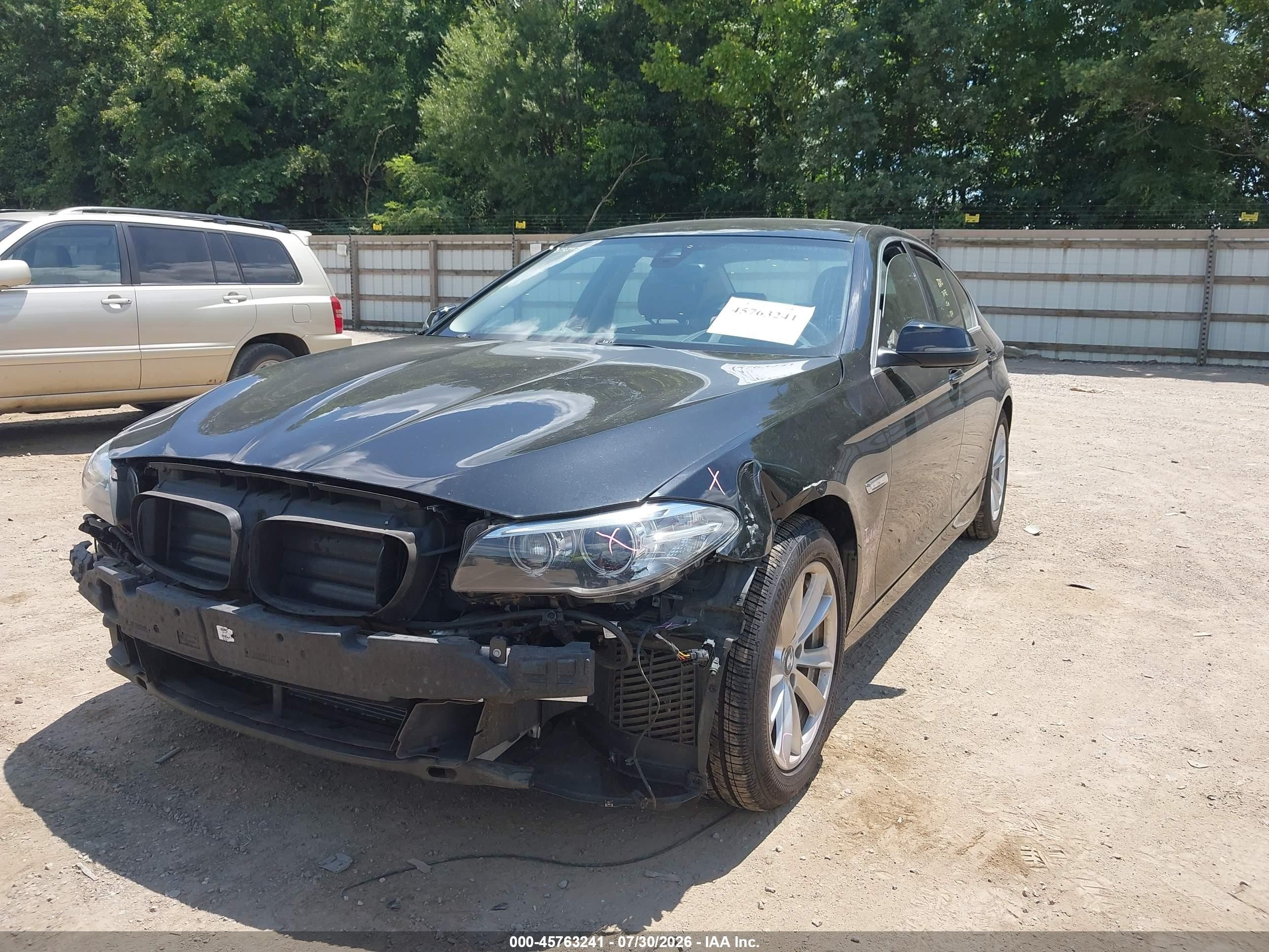 2015 Bmw 528i Xdrive Black vin: WBA5A7C58FD628289
