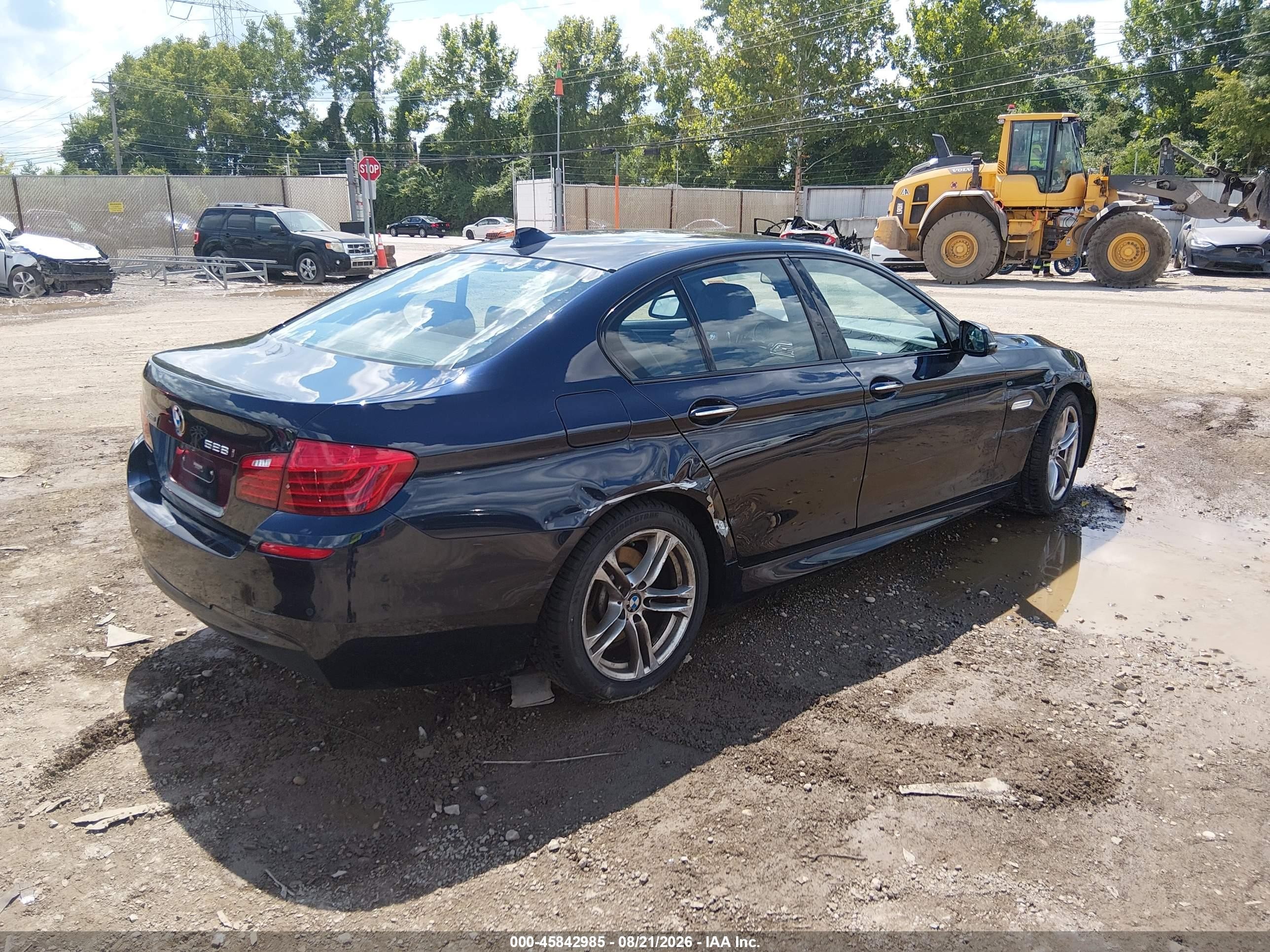 2014 Bmw 528i Xdrive Black vin: WBA5A7C59ED618997