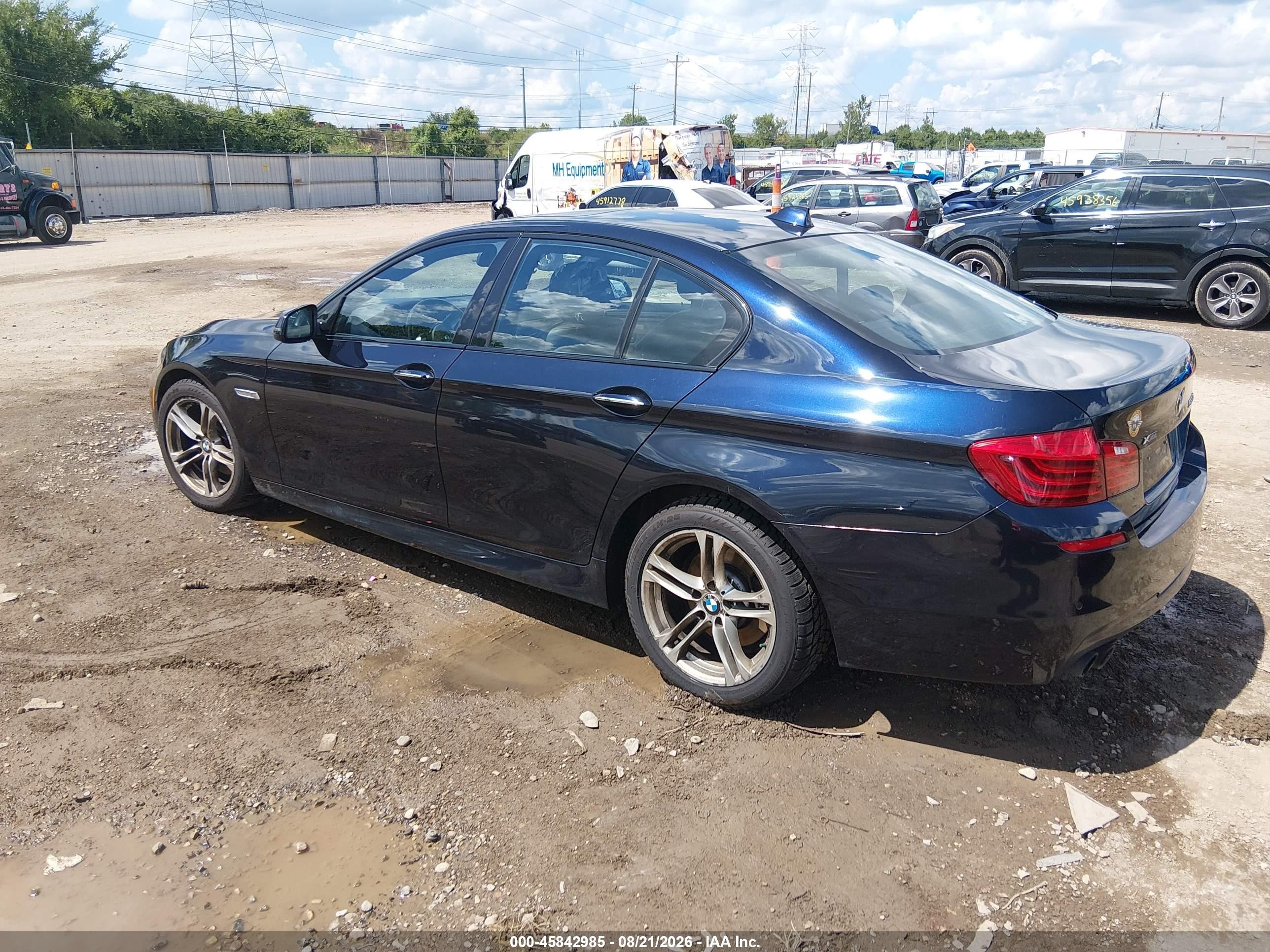 2014 Bmw 528i Xdrive Black vin: WBA5A7C59ED618997