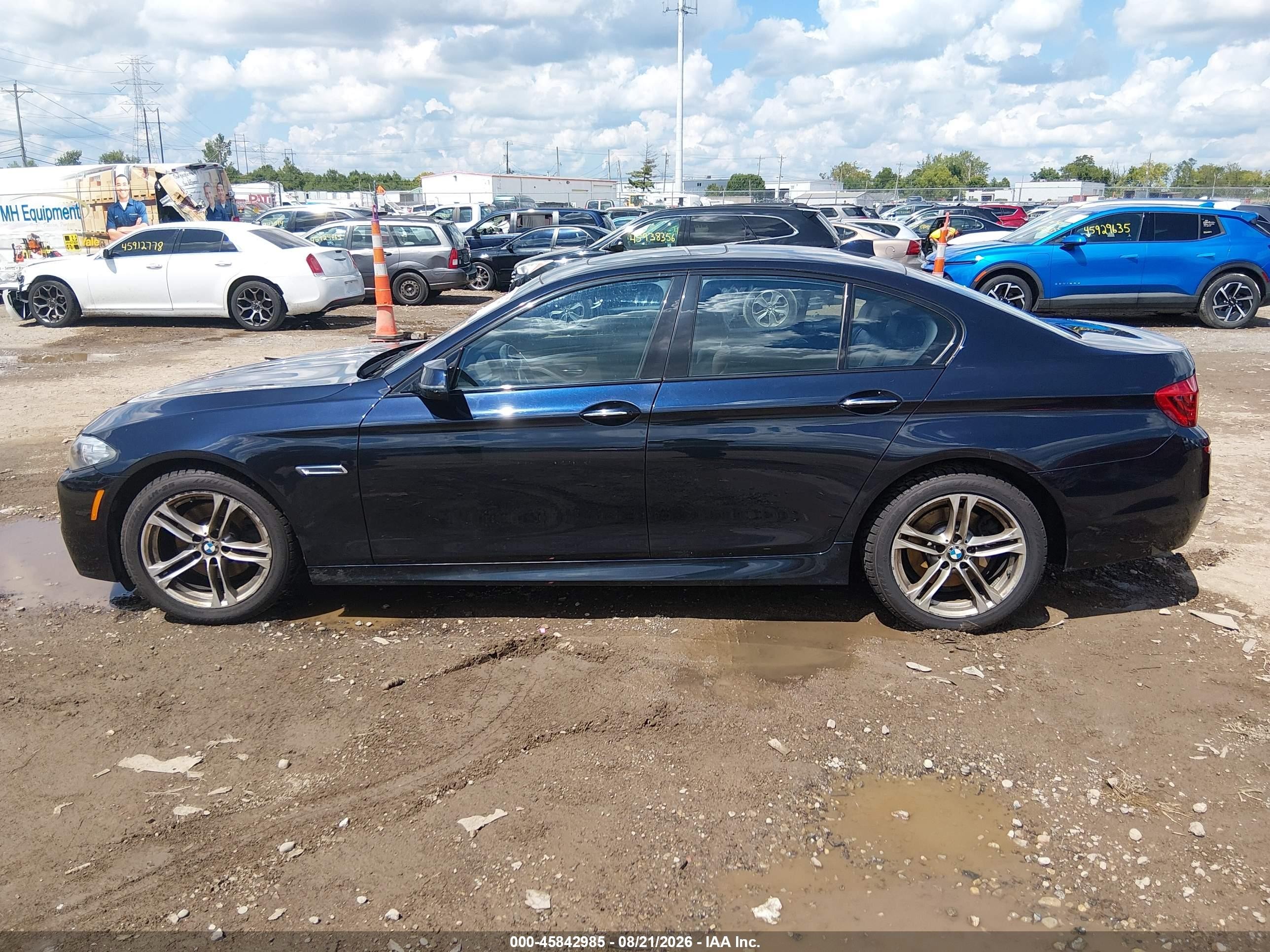 2014 Bmw 528i Xdrive Black vin: WBA5A7C59ED618997