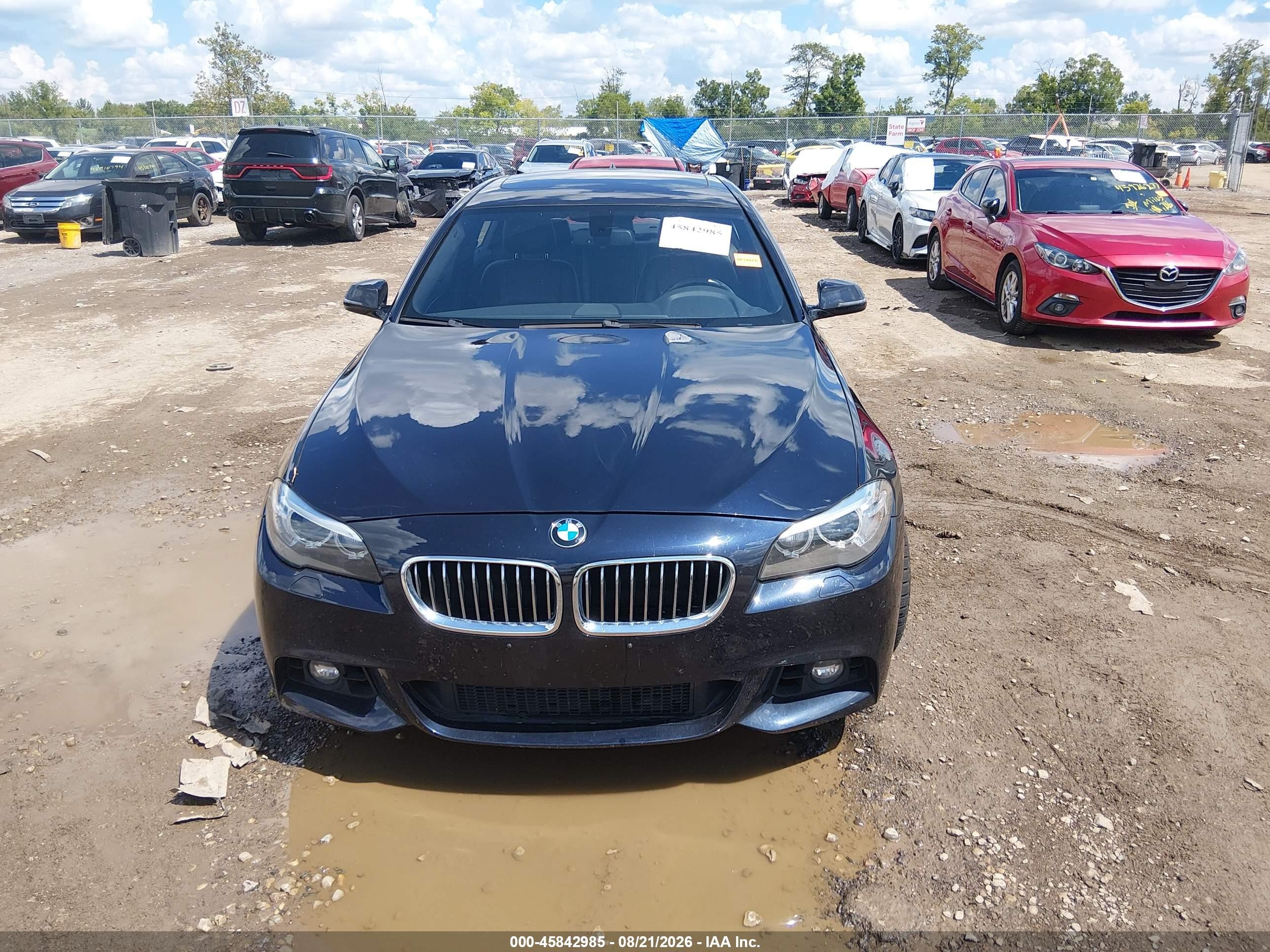 2014 Bmw 528i Xdrive Black vin: WBA5A7C59ED618997