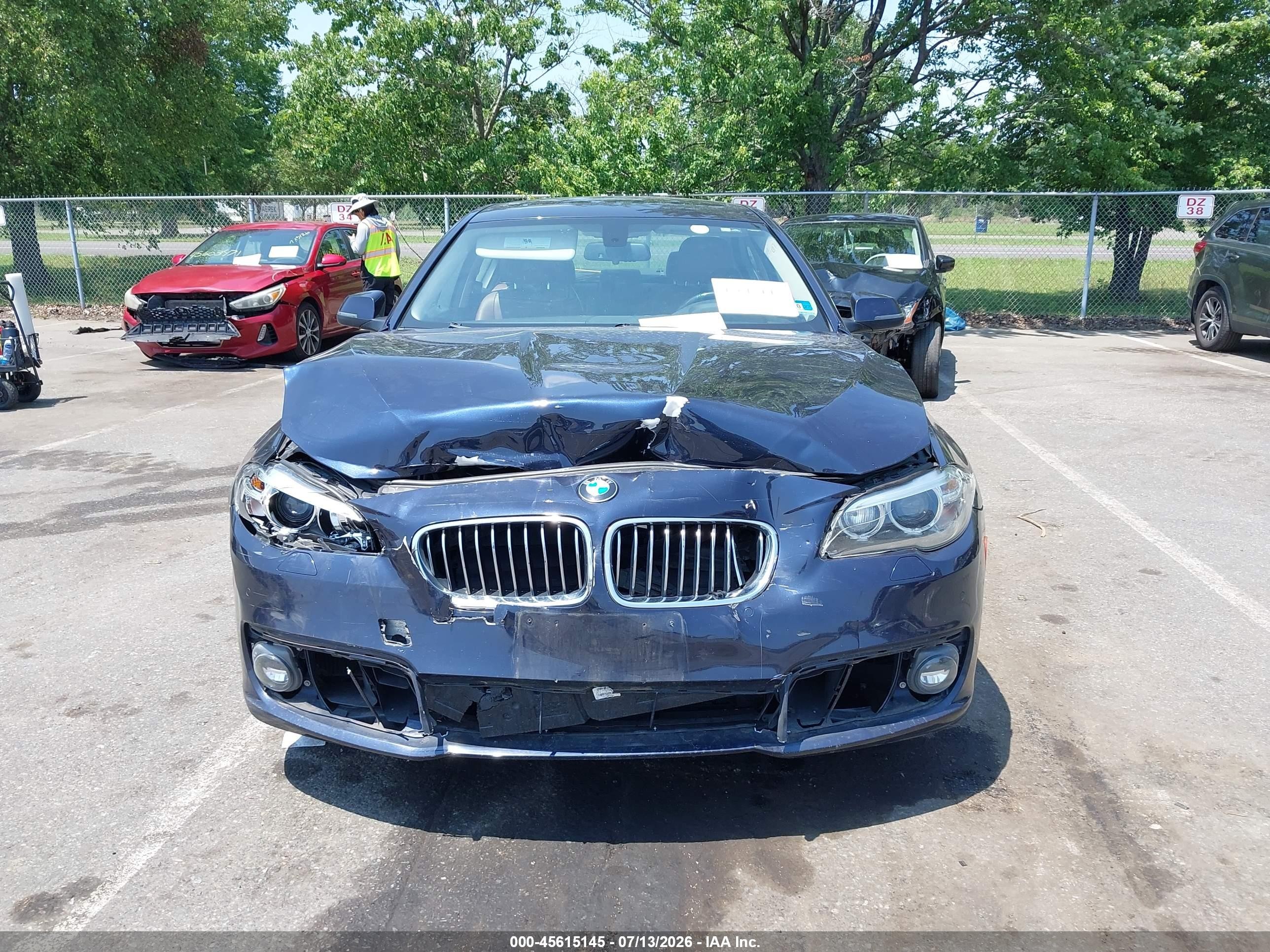 2015 Bmw 528i Xdrive Dark Blue vin: WBA5A7C59FD621884