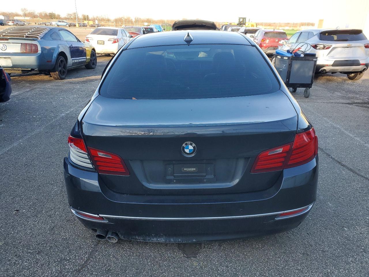 2014 Bmw 528 Xi Черный vin: WBA5A7C5XED219435