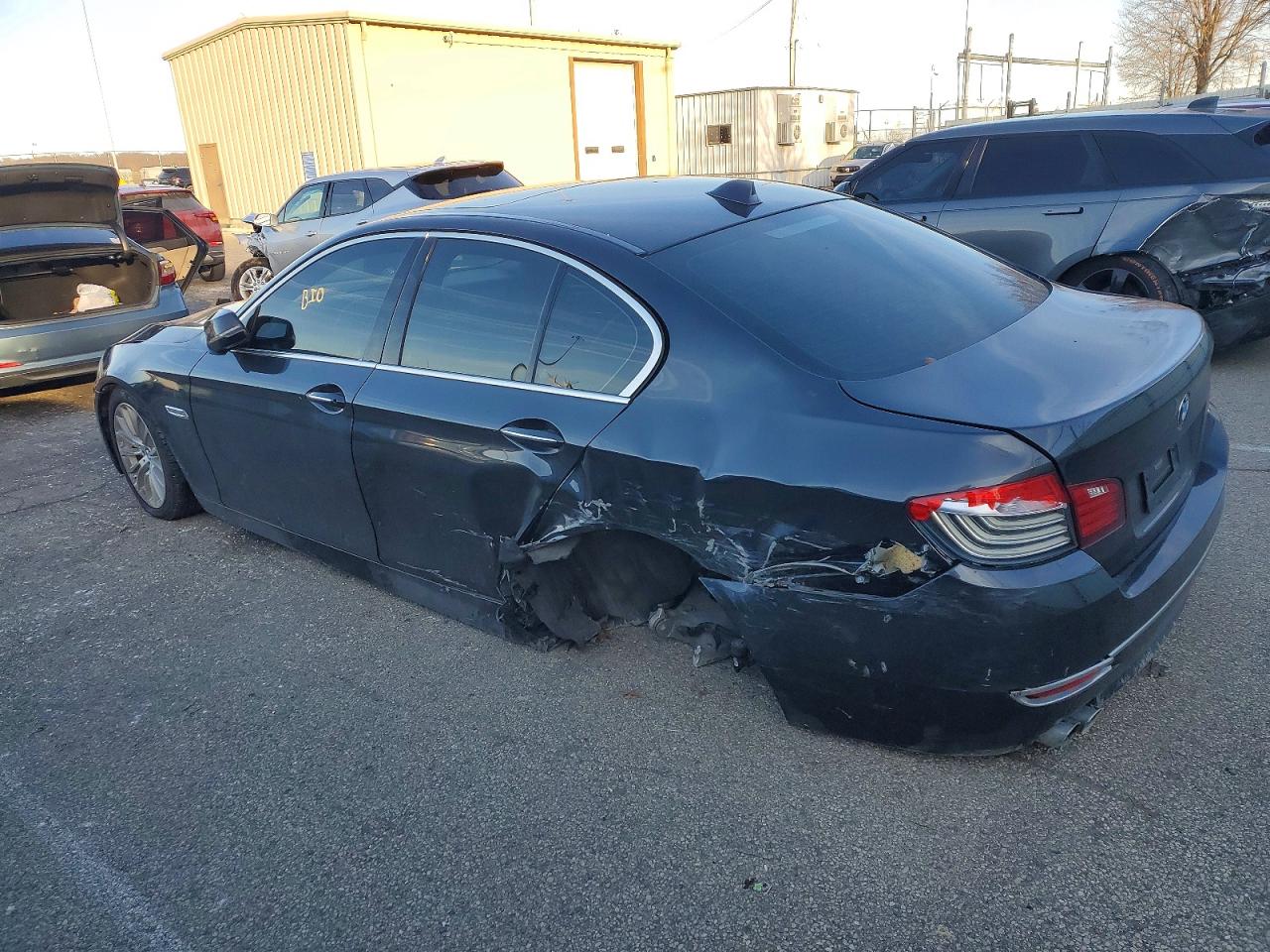 2014 Bmw 528 Xi Черный vin: WBA5A7C5XED219435